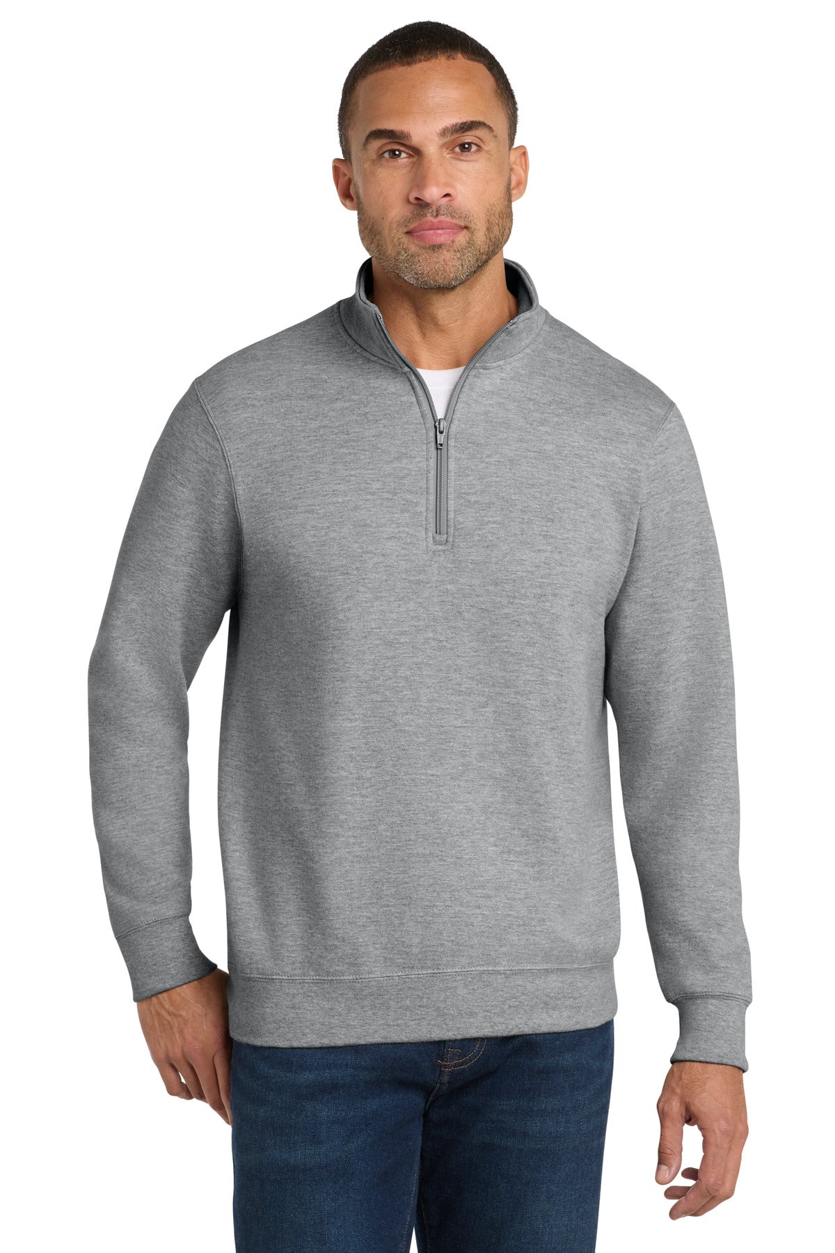 Port & Co® Fan Favorite Fleece 1/4-Zip Pullover Sweatshirt. PC850Q