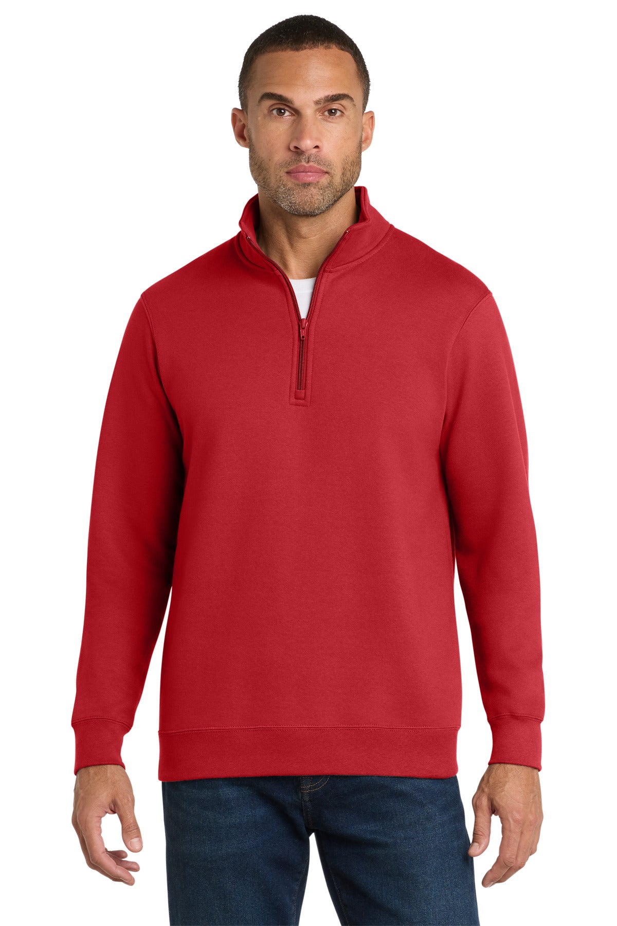 Port & Co® Fan Favorite Fleece 1/4-Zip Pullover Sweatshirt. PC850Q