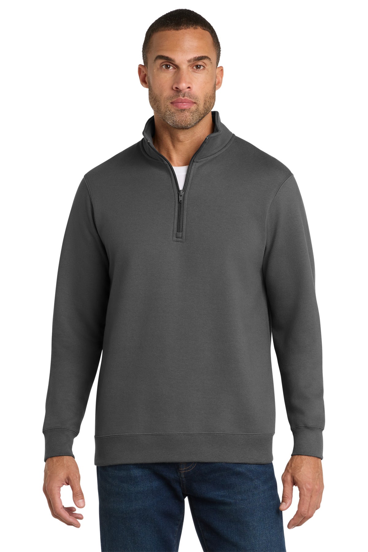 Port & Co® Fan Favorite Fleece 1/4-Zip Pullover Sweatshirt. PC850Q