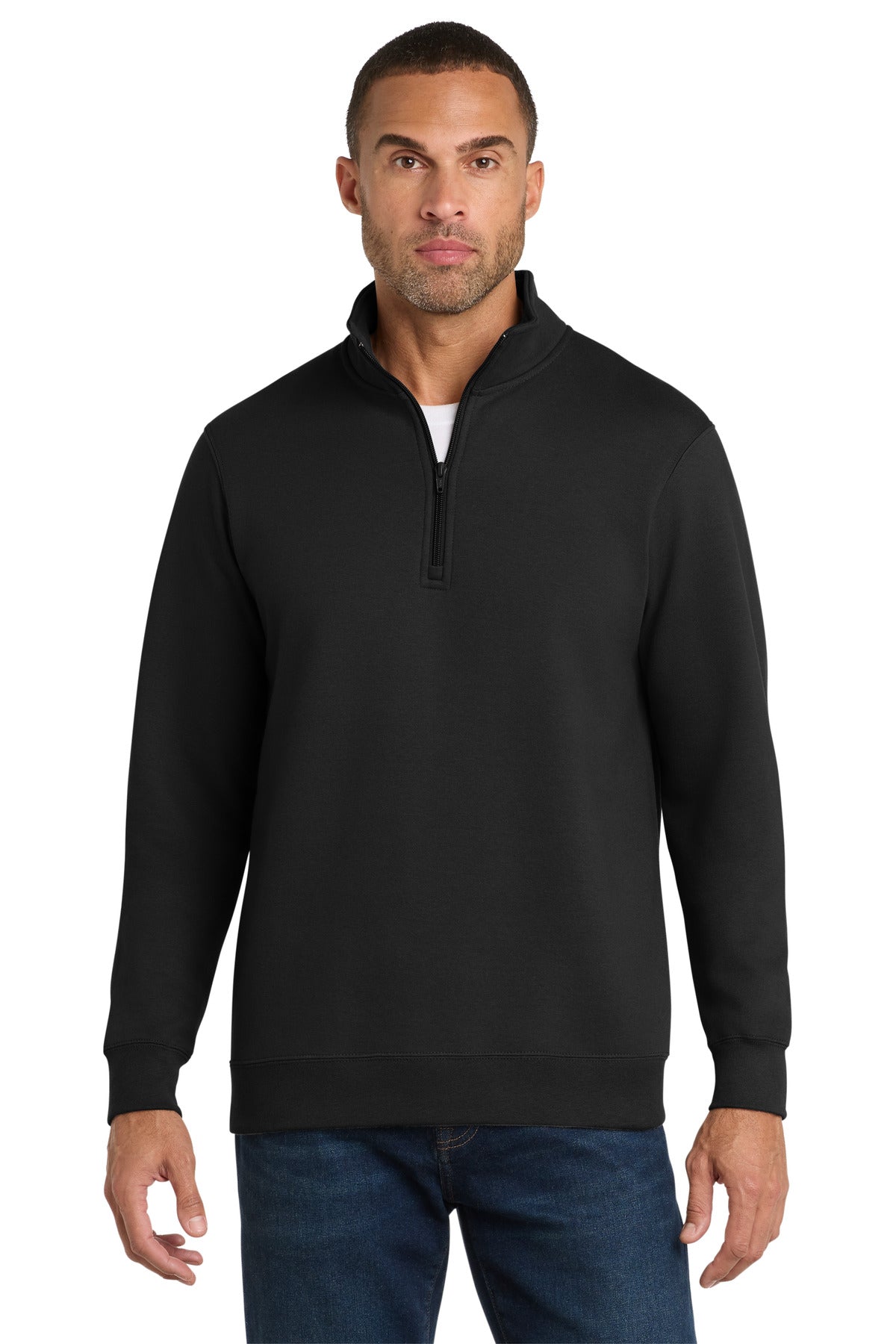 Port & Co® Fan Favorite Fleece 1/4-Zip Pullover Sweatshirt. PC850Q
