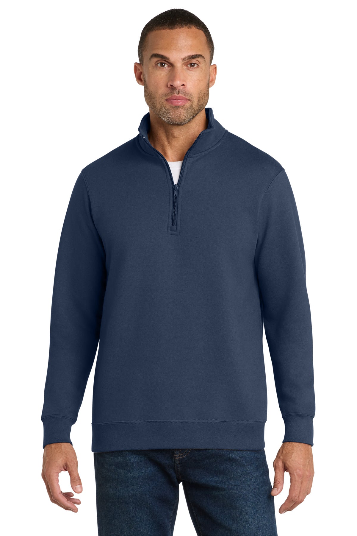 Port & Co® Fan Favorite Fleece 1/4-Zip Pullover Sweatshirt. PC850Q