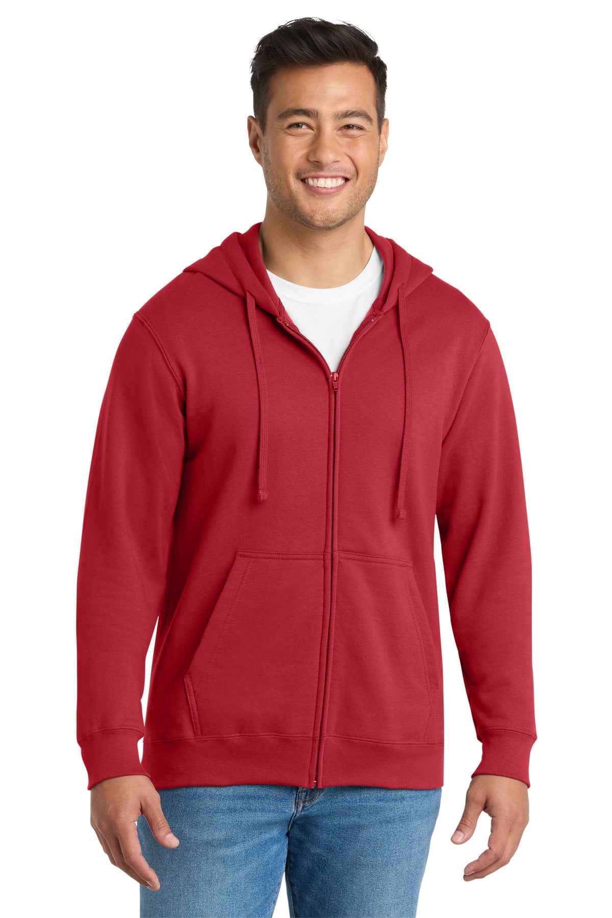 Port & Co® Fan Favorite Fleece Full-Zip Hooded Sweatshirt. PC850ZH