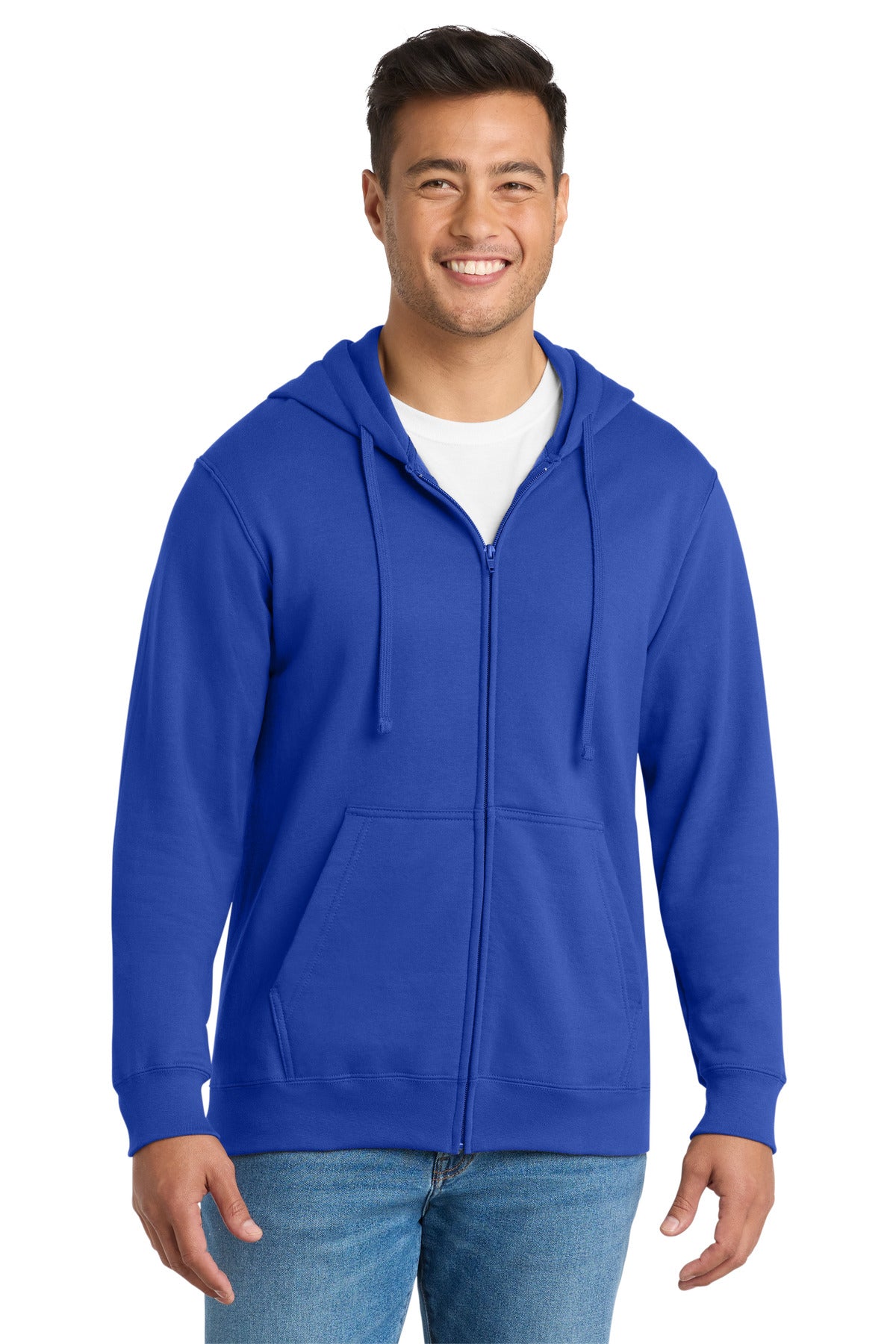 Port & Co® Fan Favorite Fleece Full-Zip Hooded Sweatshirt. PC850ZH