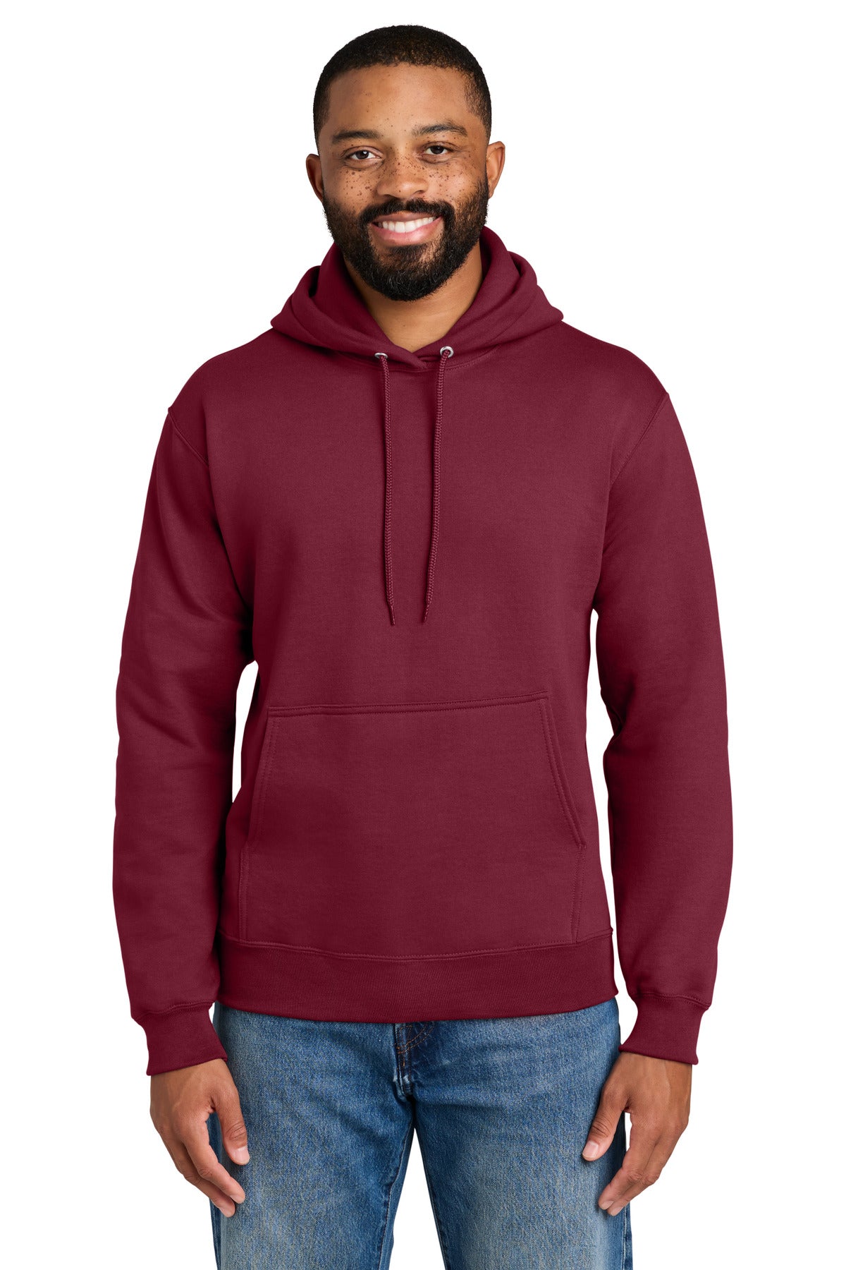 Port & Co® Essential Fleece Pullover Hooded Sweatshirt.  PC90H
