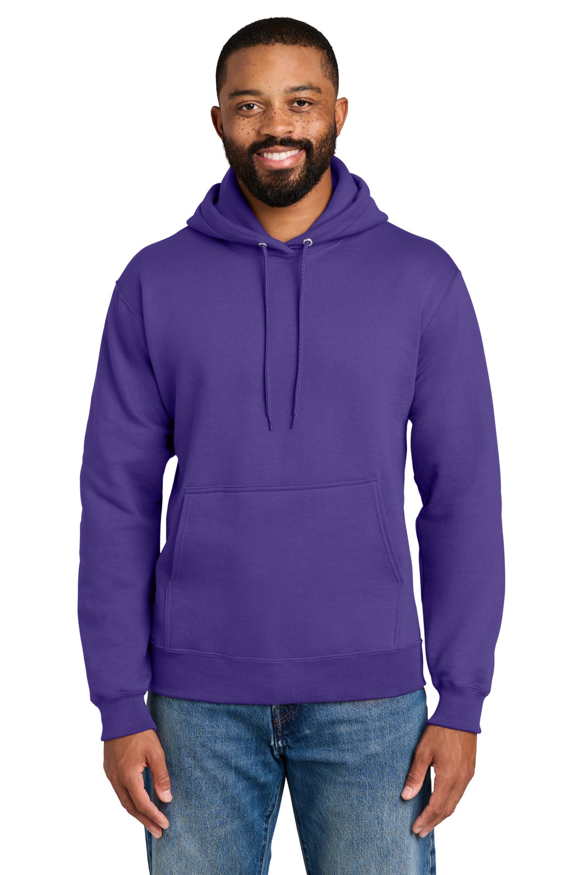 Port & Co® Essential Fleece Pullover Hooded Sweatshirt.  PC90H