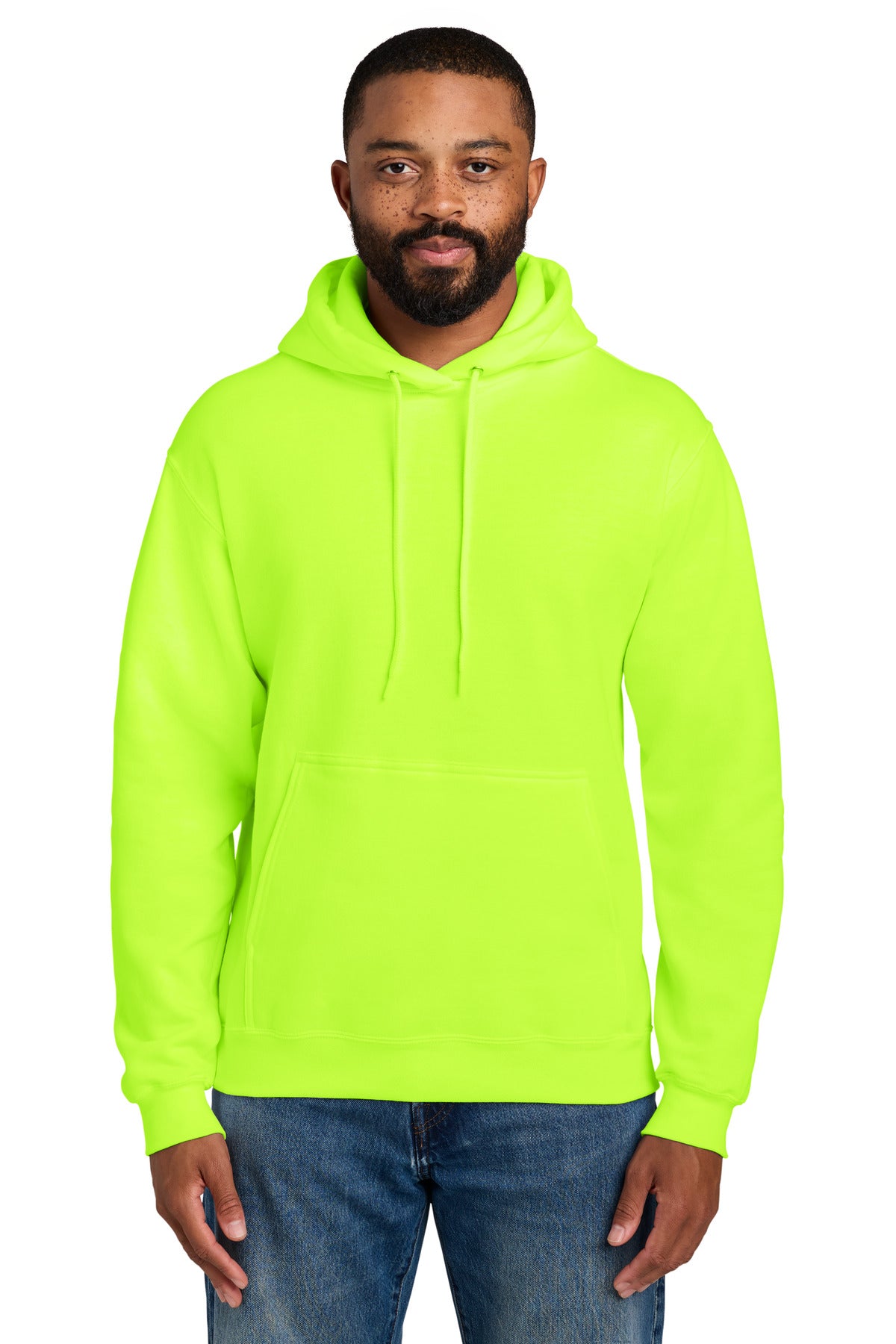 Port & Co® Essential Fleece Pullover Hooded Sweatshirt.  PC90H