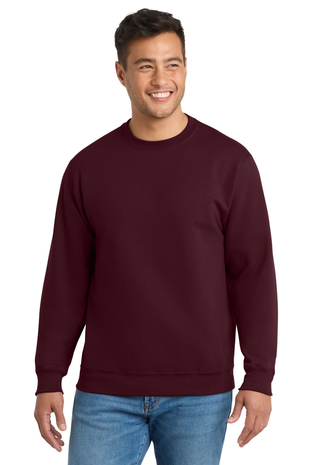 Port & Co® Tall Essential Fleece Crewneck Sweatshirt. PC90T