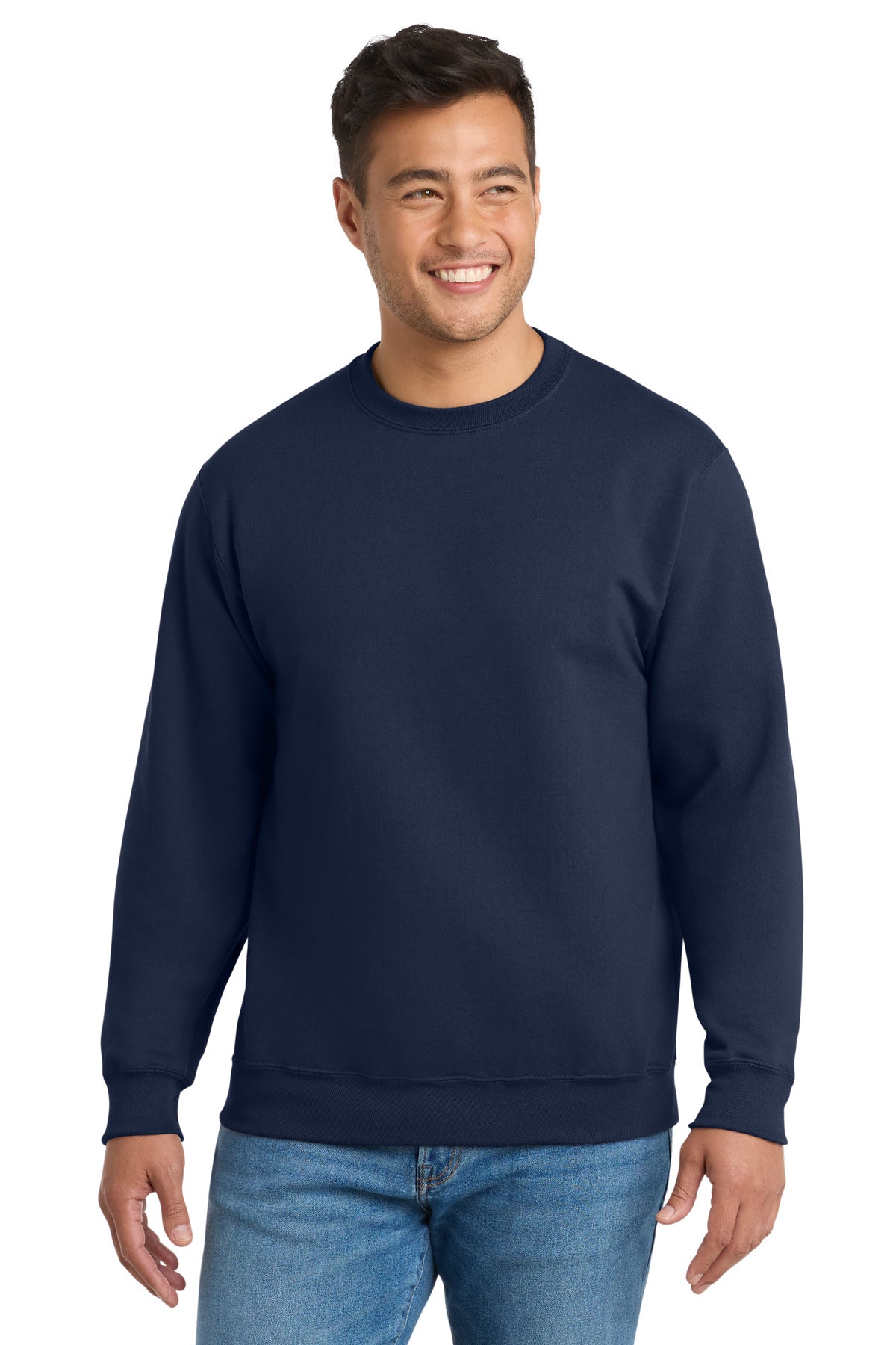 Port & Co® Tall Essential Fleece Crewneck Sweatshirt. PC90T