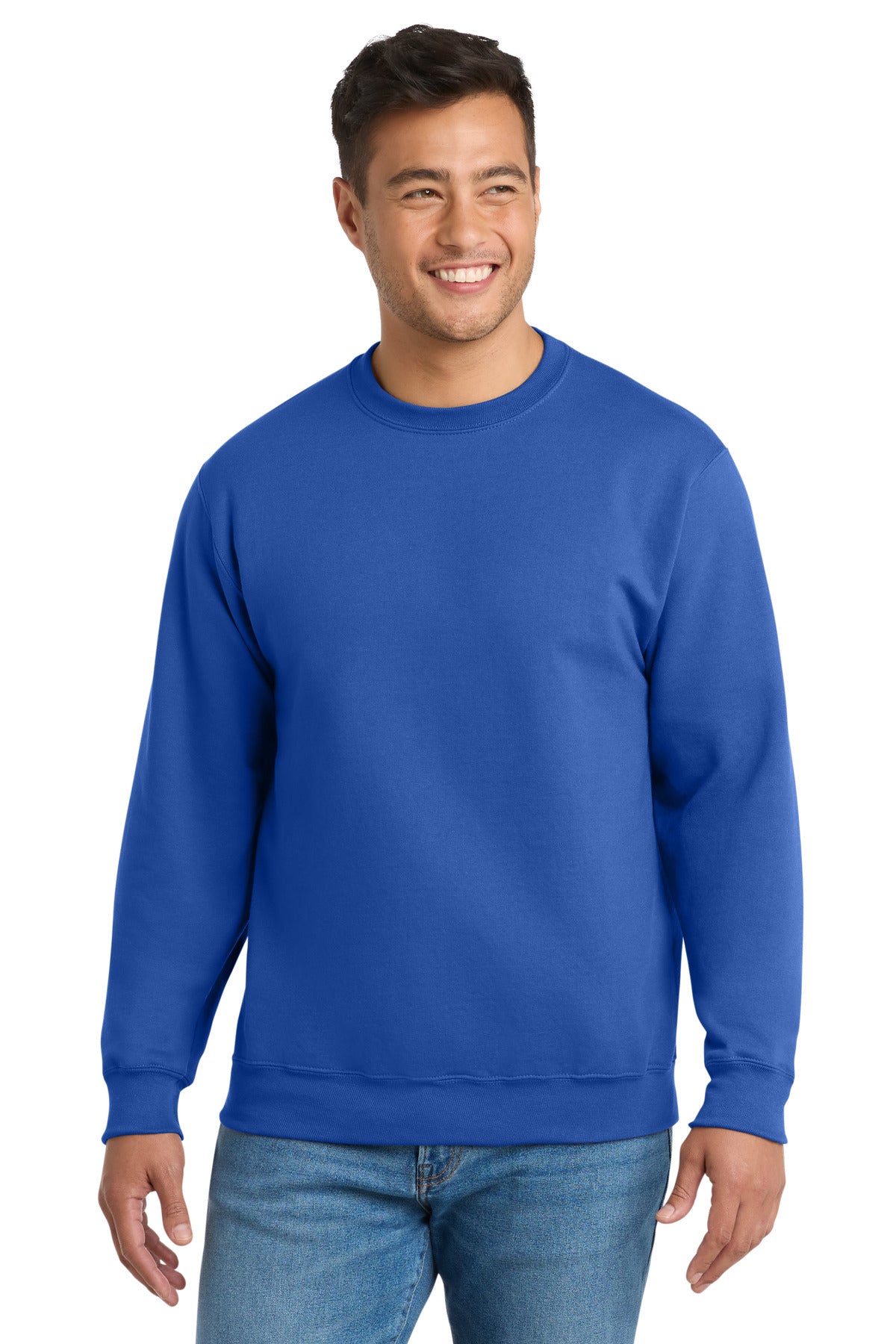 Port & Co® Tall Essential Fleece Crewneck Sweatshirt. PC90T