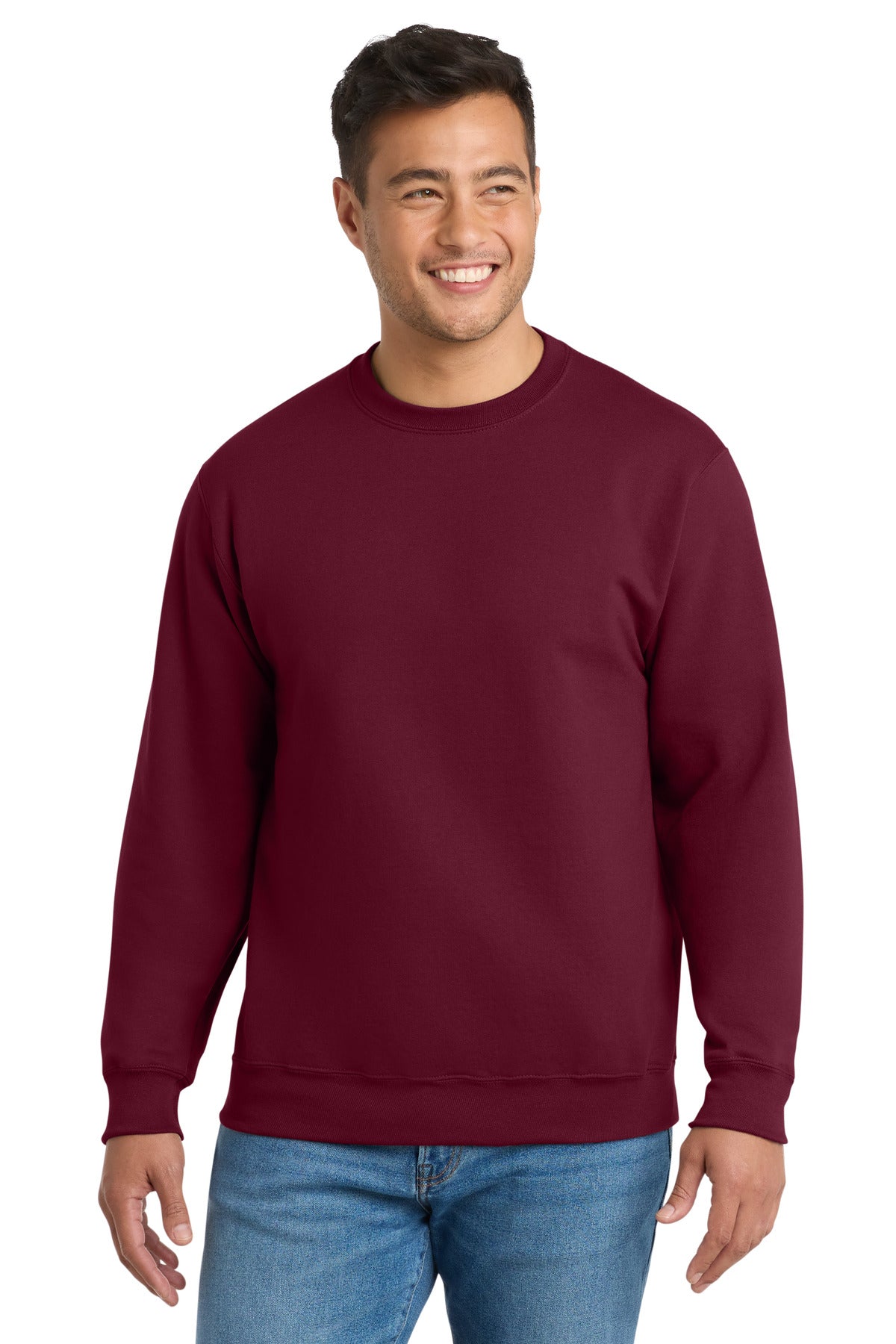 Port & Co® Essential Fleece Crewneck Sweatshirt.  PC90