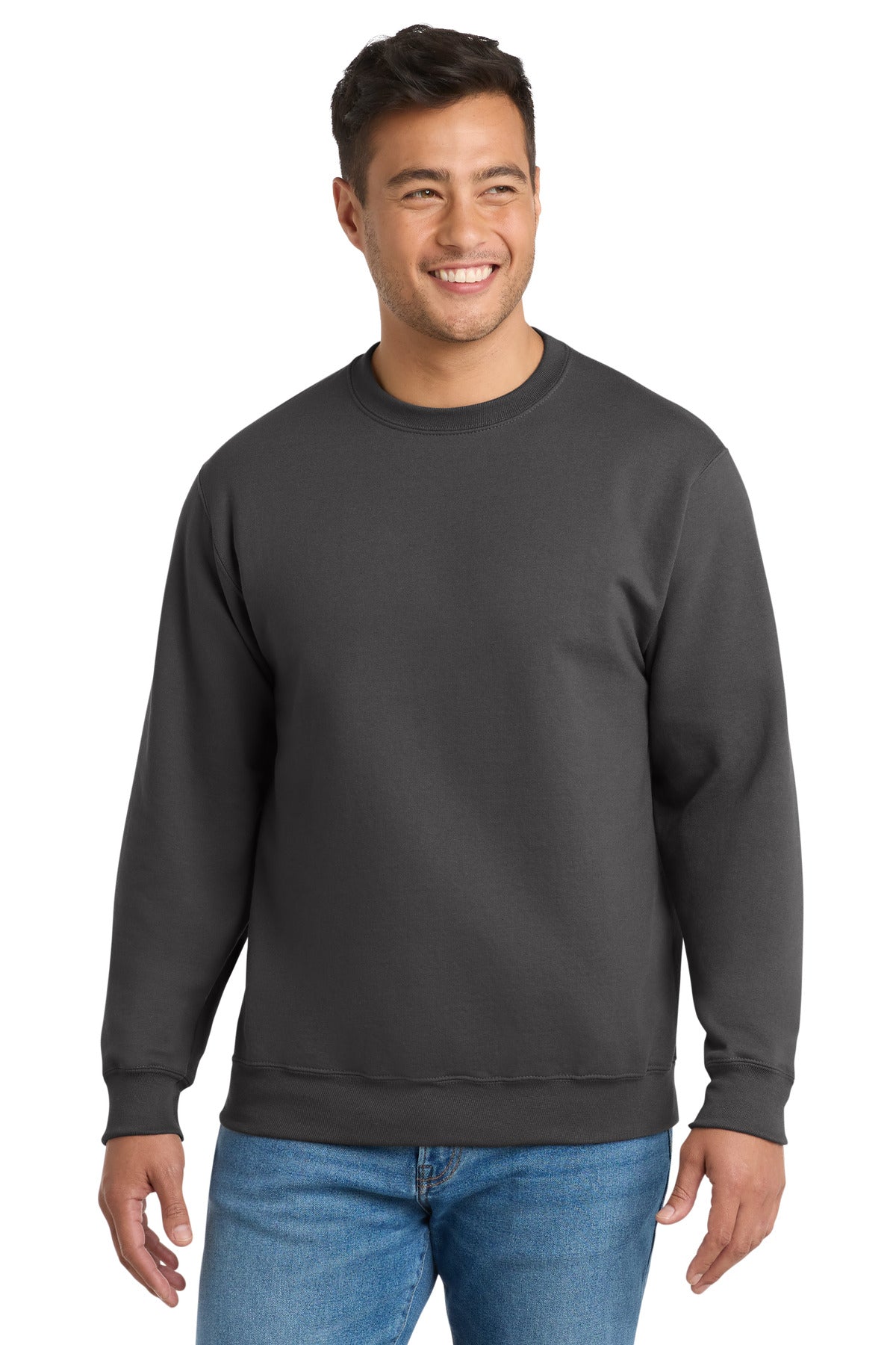 Port & Co® Essential Fleece Crewneck Sweatshirt.  PC90