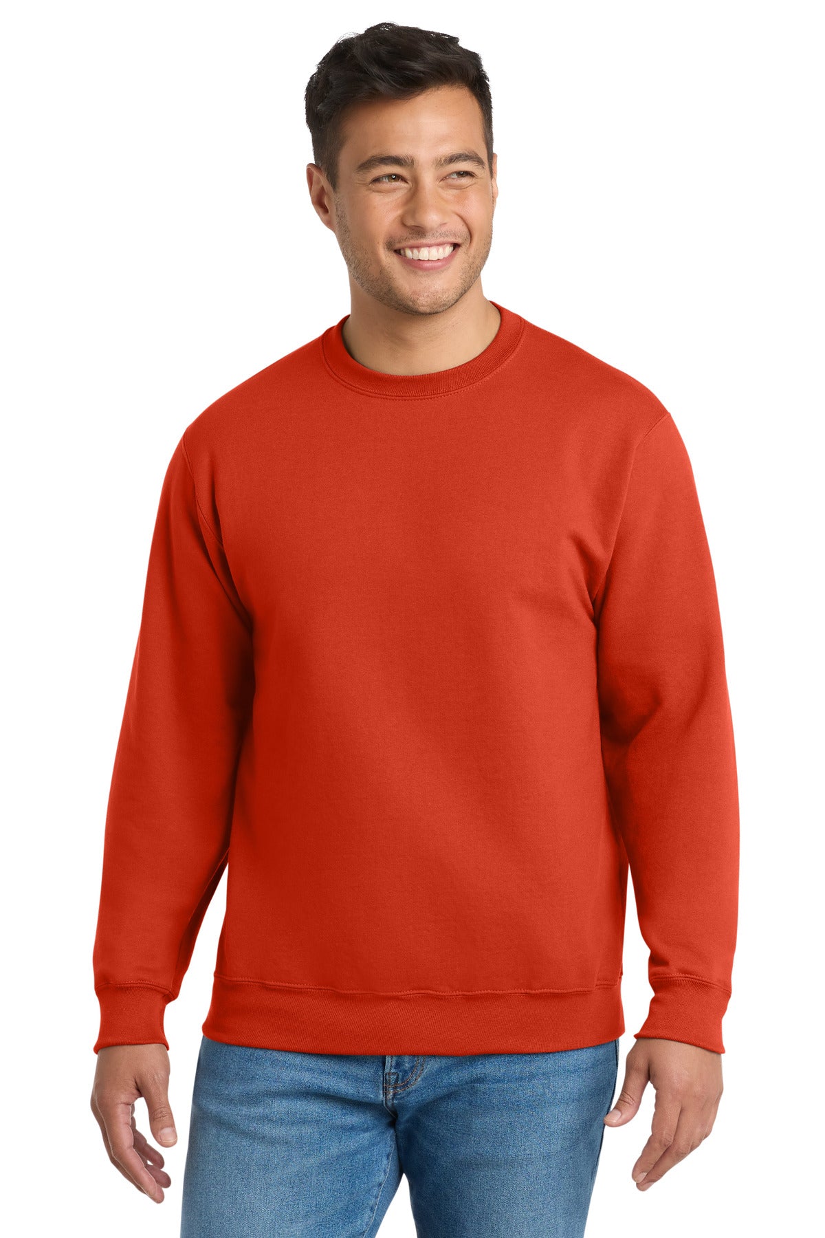 Port & Co® Essential Fleece Crewneck Sweatshirt.  PC90