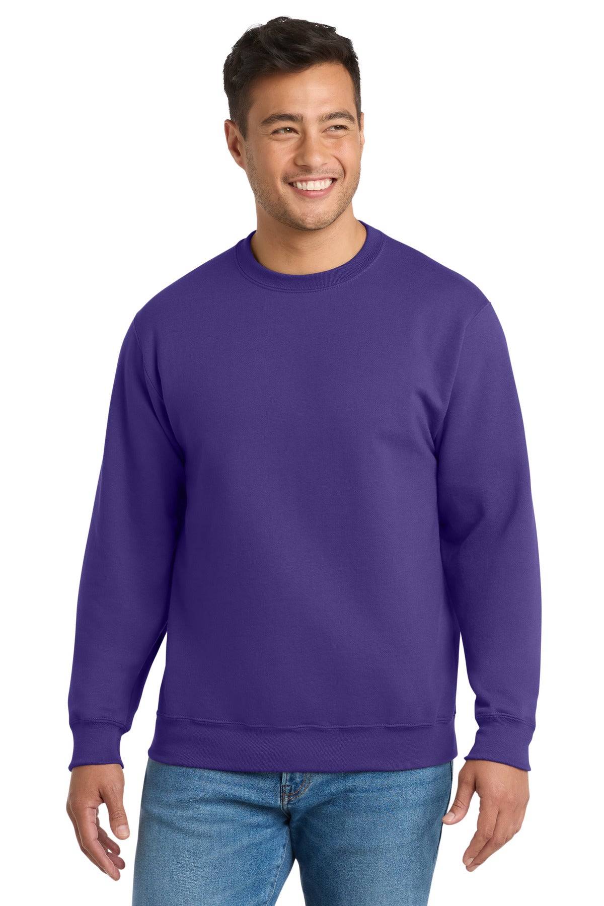 Port & Co® Essential Fleece Crewneck Sweatshirt.  PC90