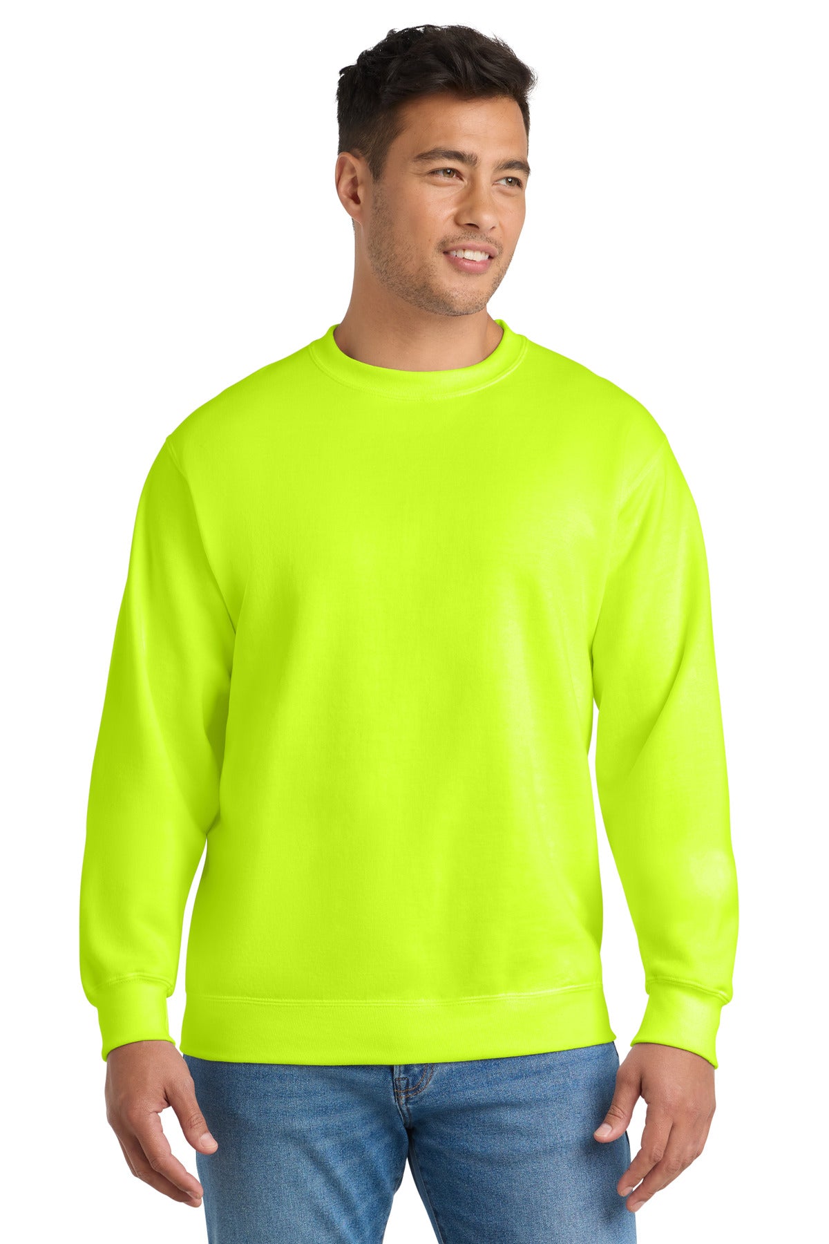 Port & Co® Essential Fleece Crewneck Sweatshirt.  PC90