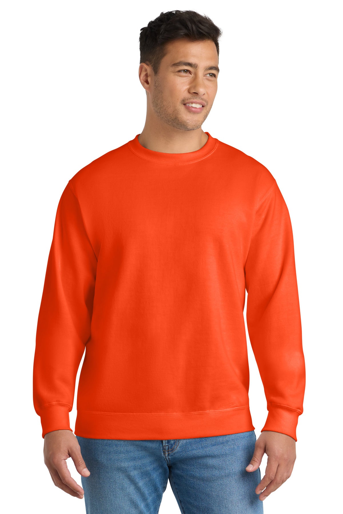 Port & Co® Essential Fleece Crewneck Sweatshirt.  PC90