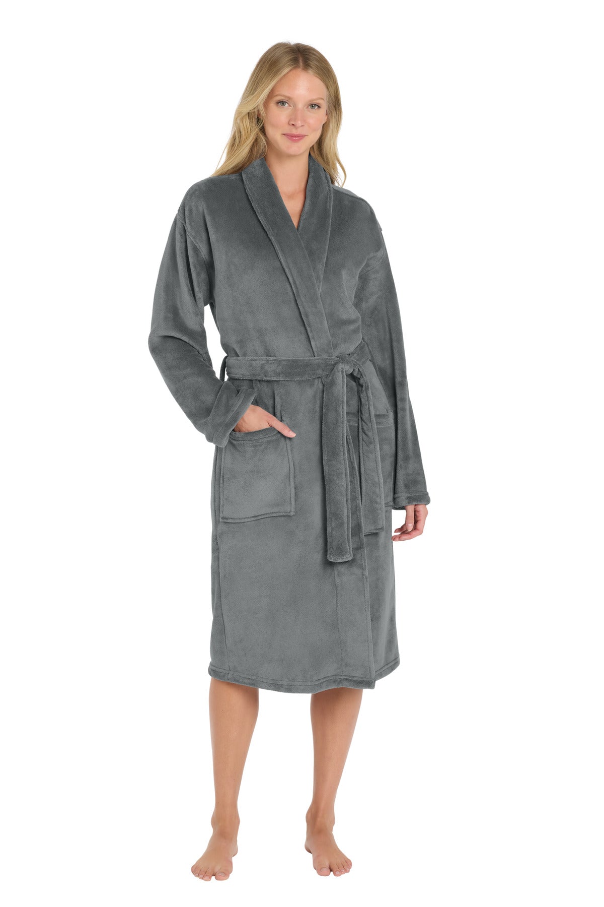 Port Authority® Plush Microfleece Shawl Collar Robe. R102