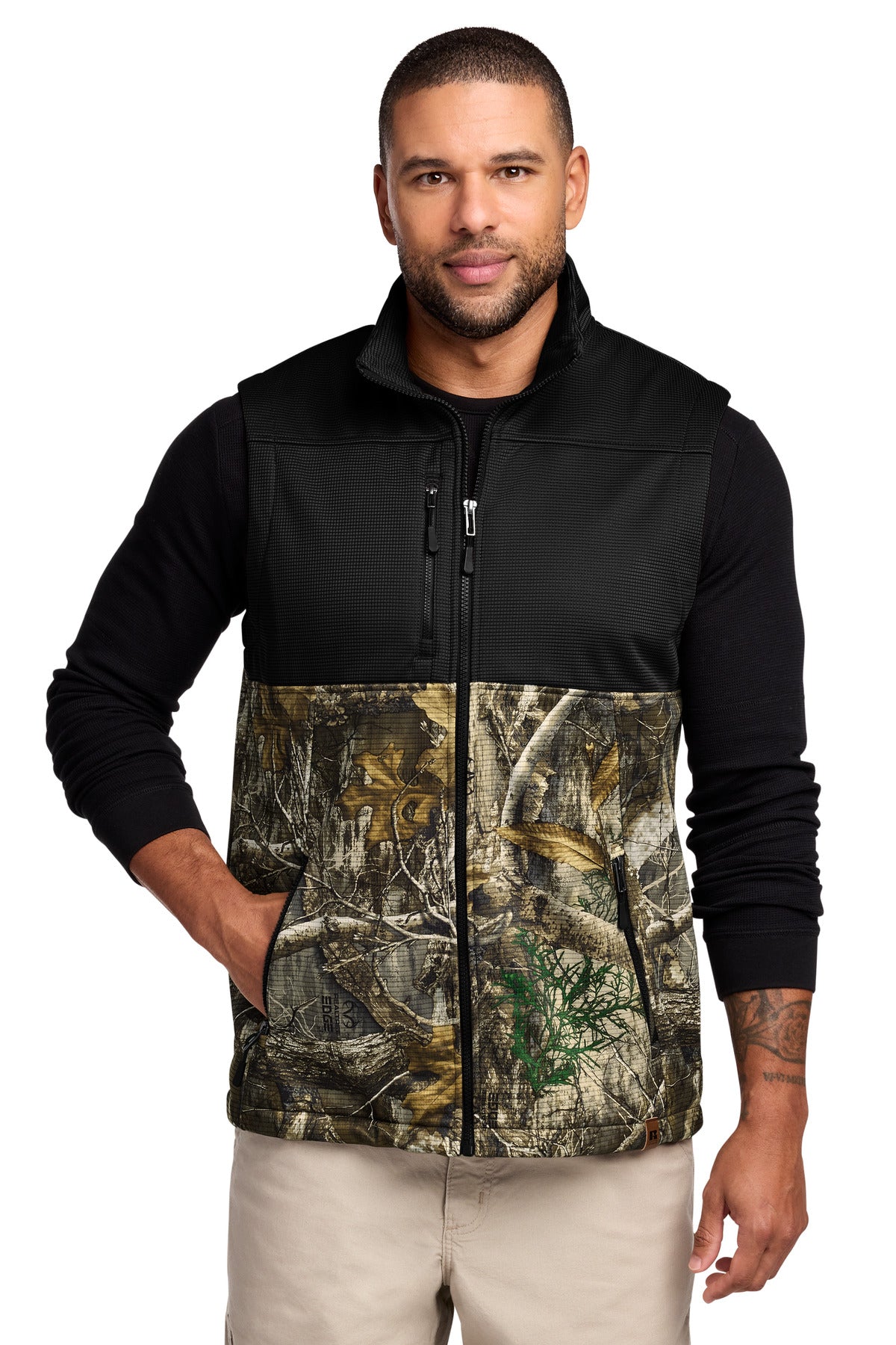 Russell Outdoors™ Realtree® Atlas Colorblock Soft Shell Vest RU604