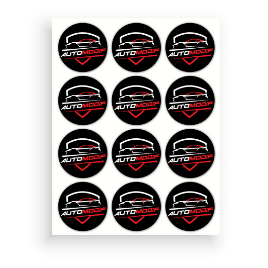 Regular Circle Sticker Labels Sheet