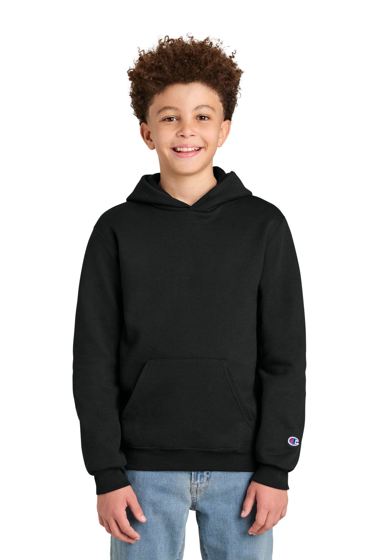 Champion® Youth Powerblend® Hooded Sweatshirt S790