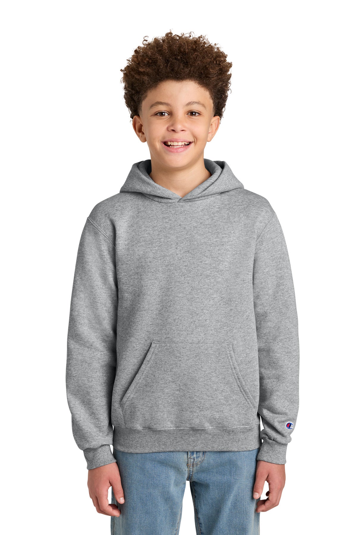 Champion® Youth Powerblend® Hooded Sweatshirt S790