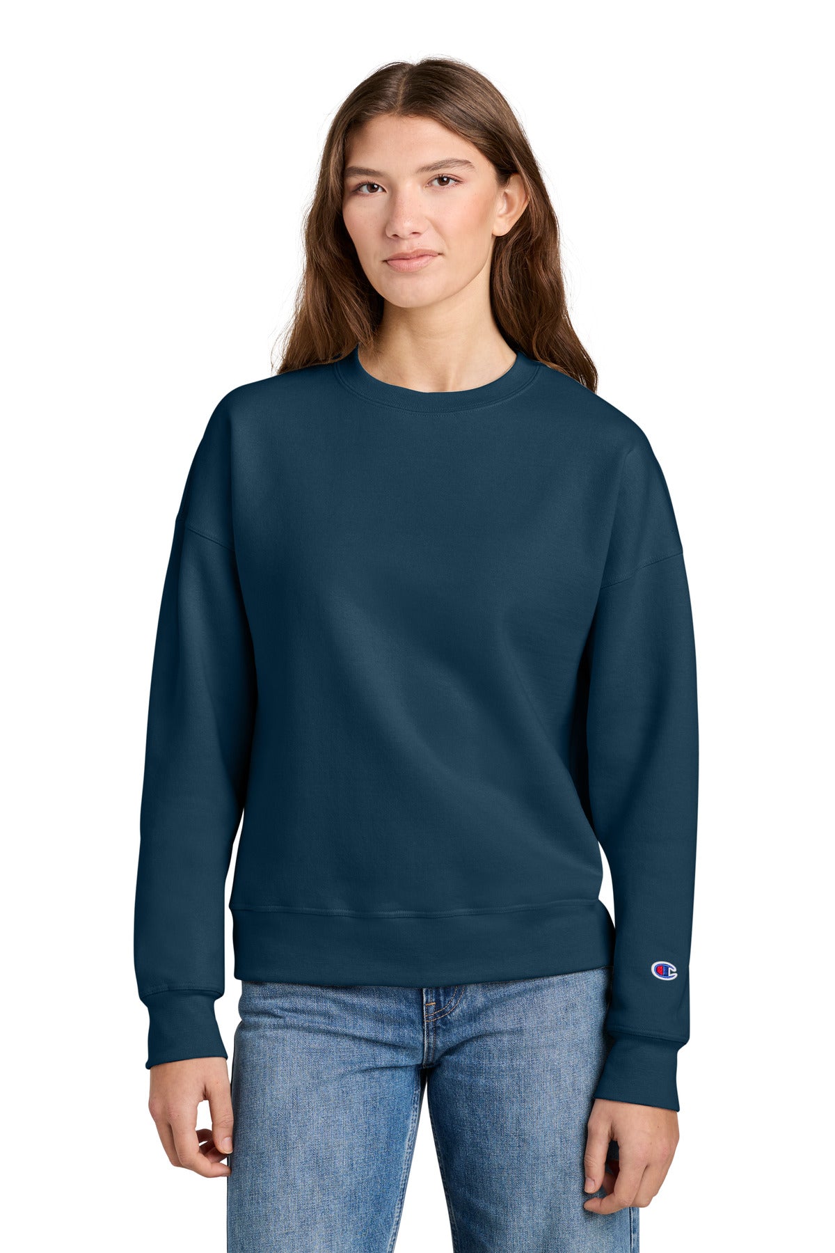 Champion® Women's Powerblend® Crewneck Sweatshirt SL650