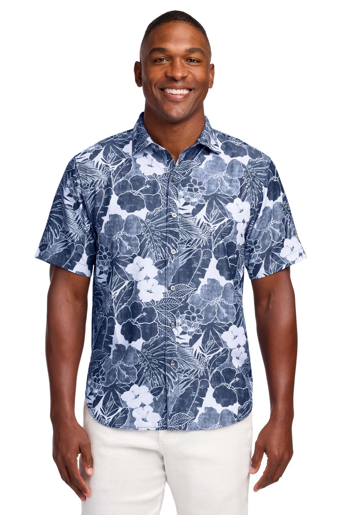 Tommy Bahama® Coconut Point Playa Flora Short Sleeve Shirt ST325929TB