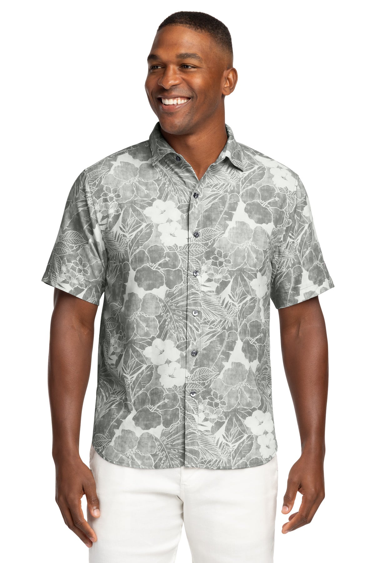 Tommy Bahama® Coconut Point Playa Flora Short Sleeve Shirt ST325929TB