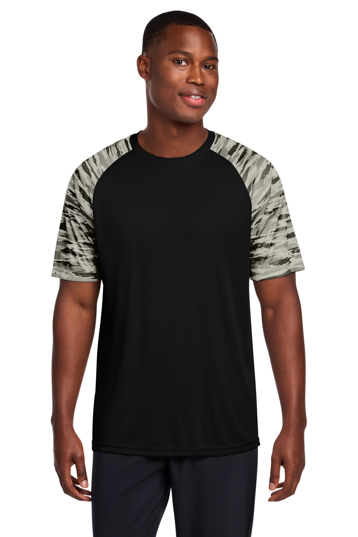Sport-Tek® Drift Camo Colorblock Tee ST376