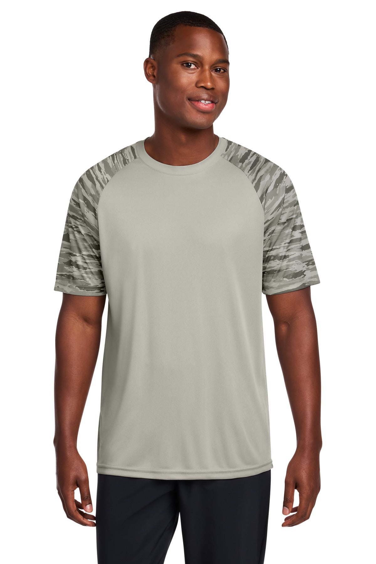 Sport-Tek® Drift Camo Colorblock Tee ST376