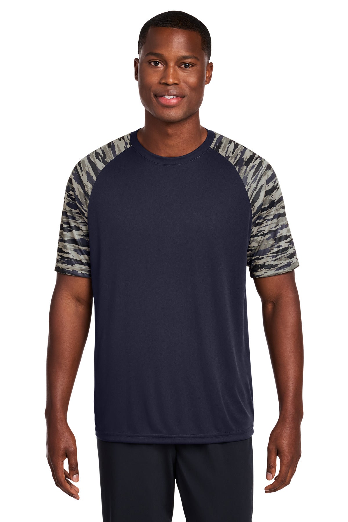 Sport-Tek® Drift Camo Colorblock Tee ST376