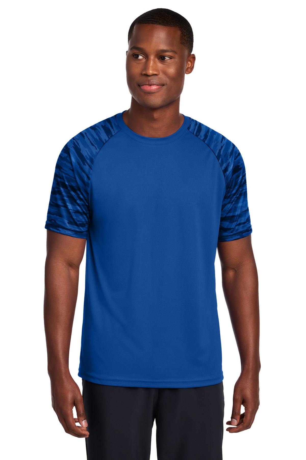 Sport-Tek® Drift Camo Colorblock Tee ST376