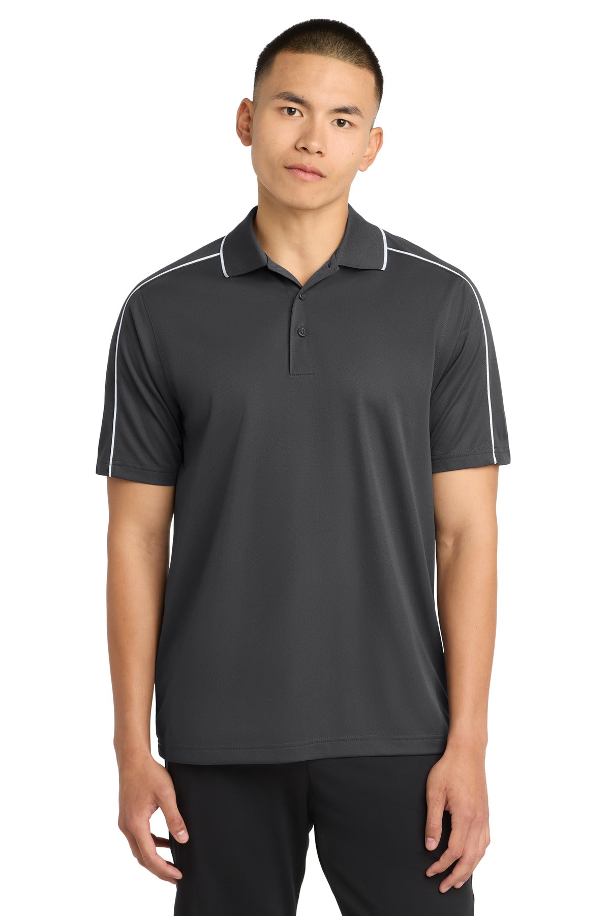 Sport-Tek® Micropique Sport-Wick® Piped Polo. ST653