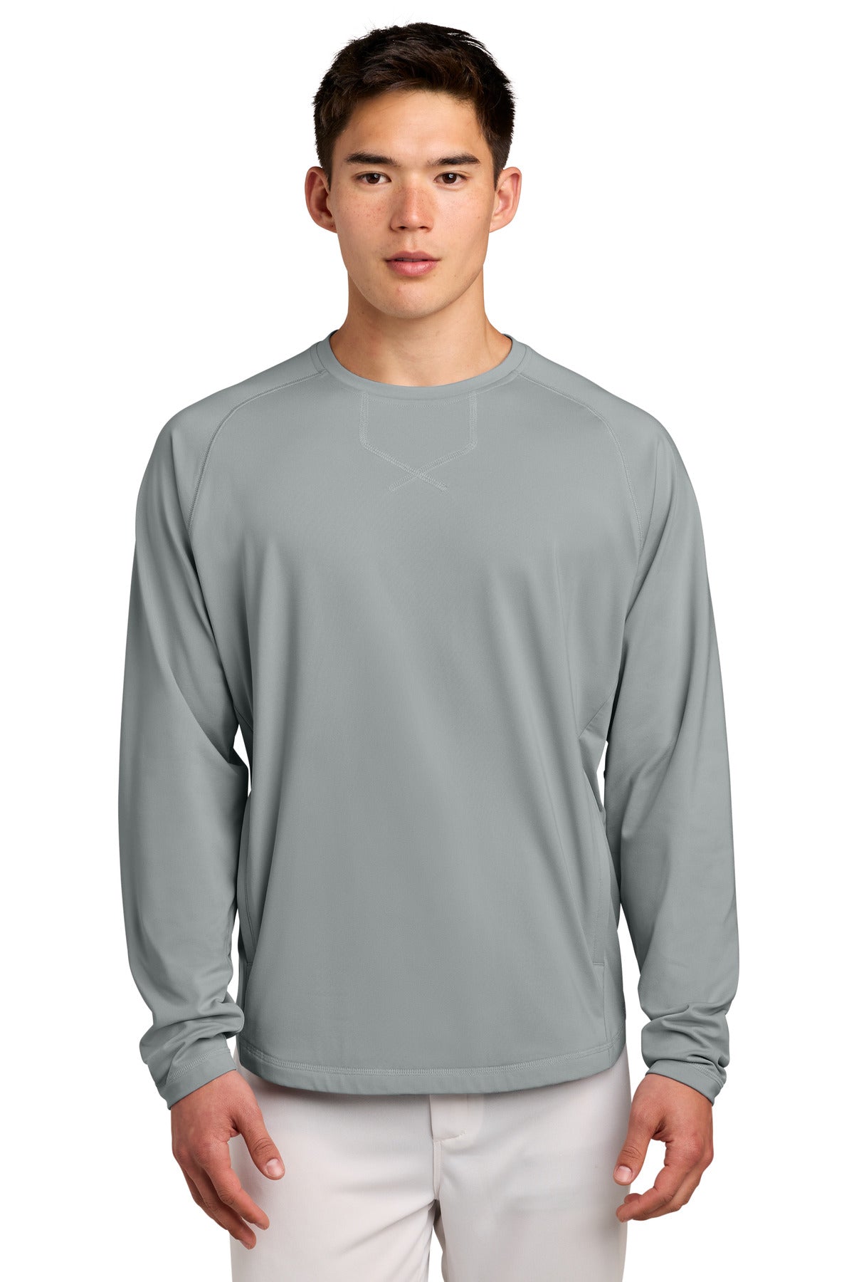 Sport-Tek® Sport-Wick® Stretch Pocketed Crewneck ST859