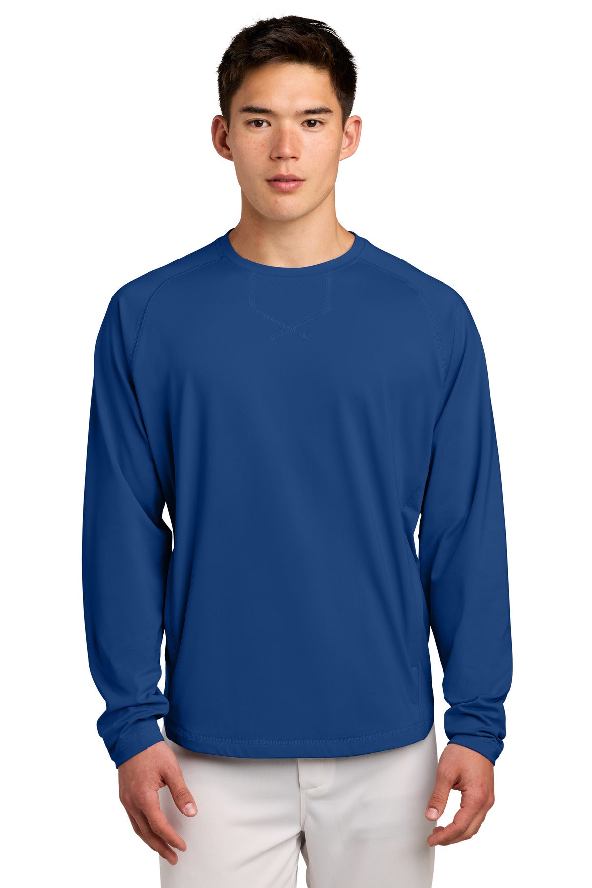 Sport-Tek® Sport-Wick® Stretch Pocketed Crewneck ST859