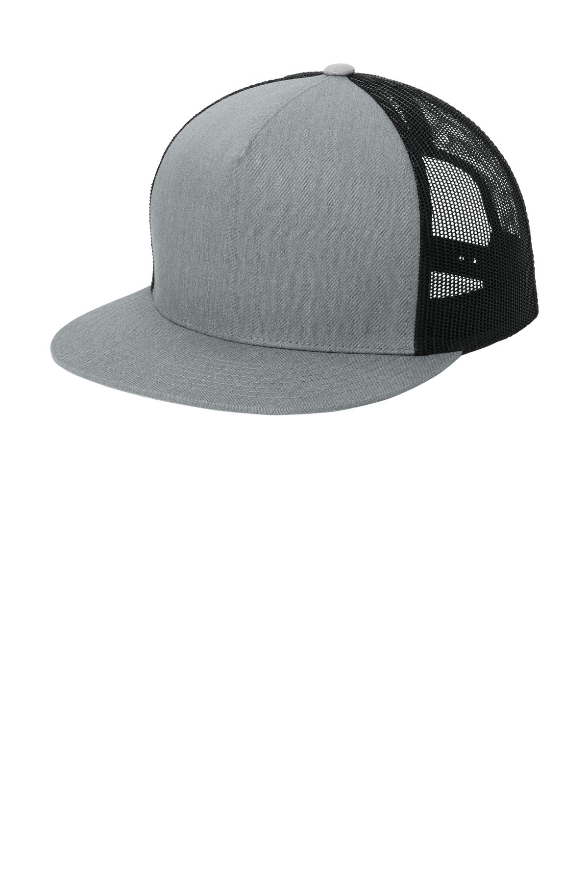 Sport-Tek® YP Classics ® 5-Panel Classic Trucker Mesh Back Cap. STC38