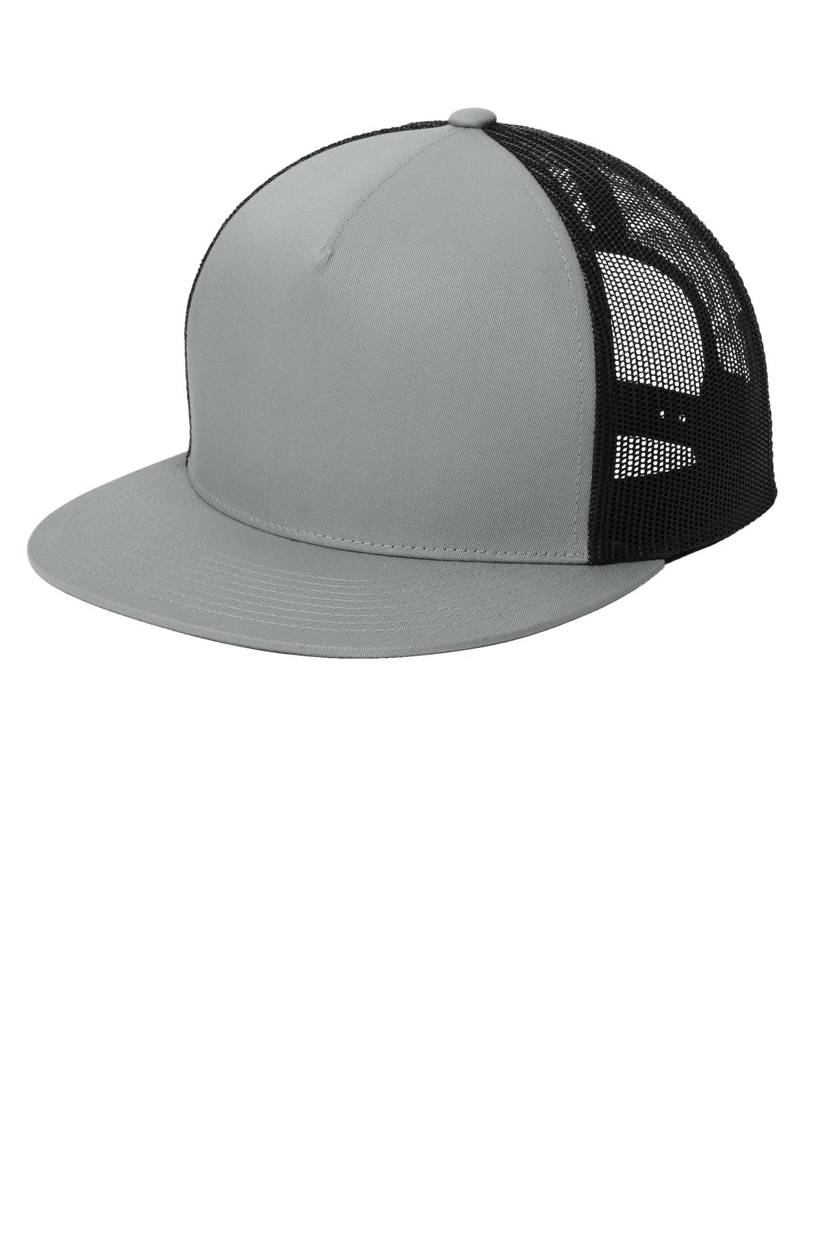 Sport-Tek® YP Classics ® 5-Panel Classic Trucker Mesh Back Cap. STC38