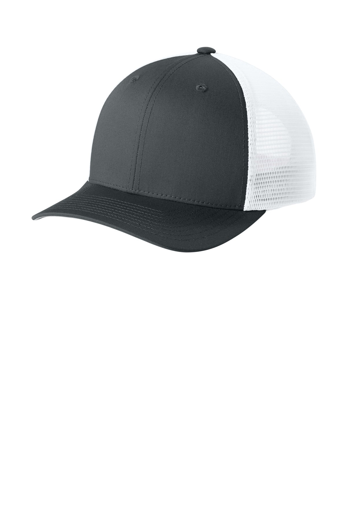 Sport-Tek® Stretch-Tek Snapback Trucker Cap STC74