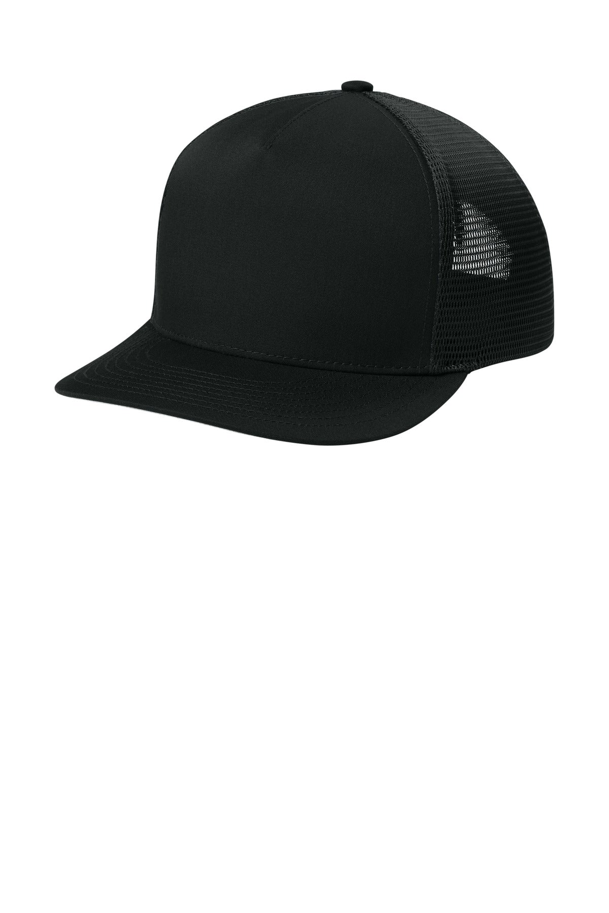 Sport-Tek® Stretch-Tek 5-Panel Trucker Cap STC75