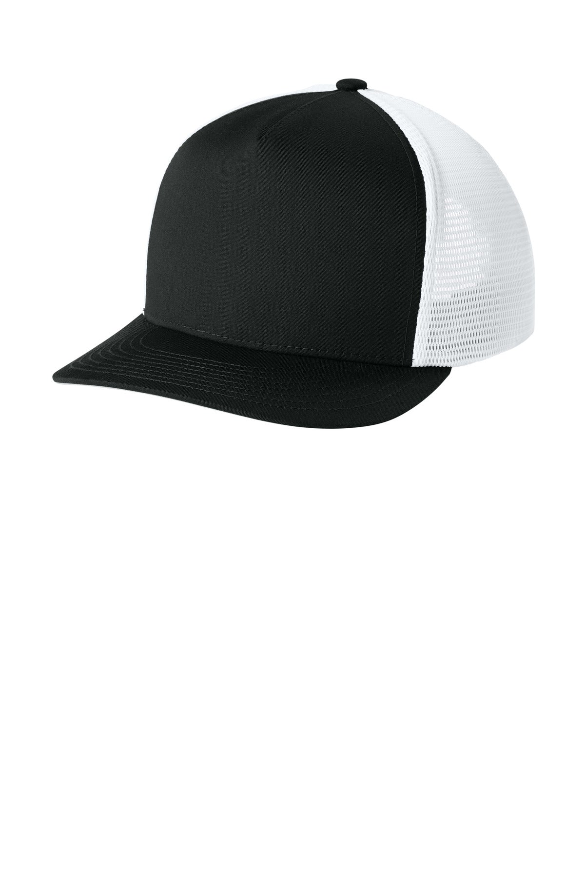 Sport-Tek® Stretch-Tek 5-Panel Trucker Cap STC75