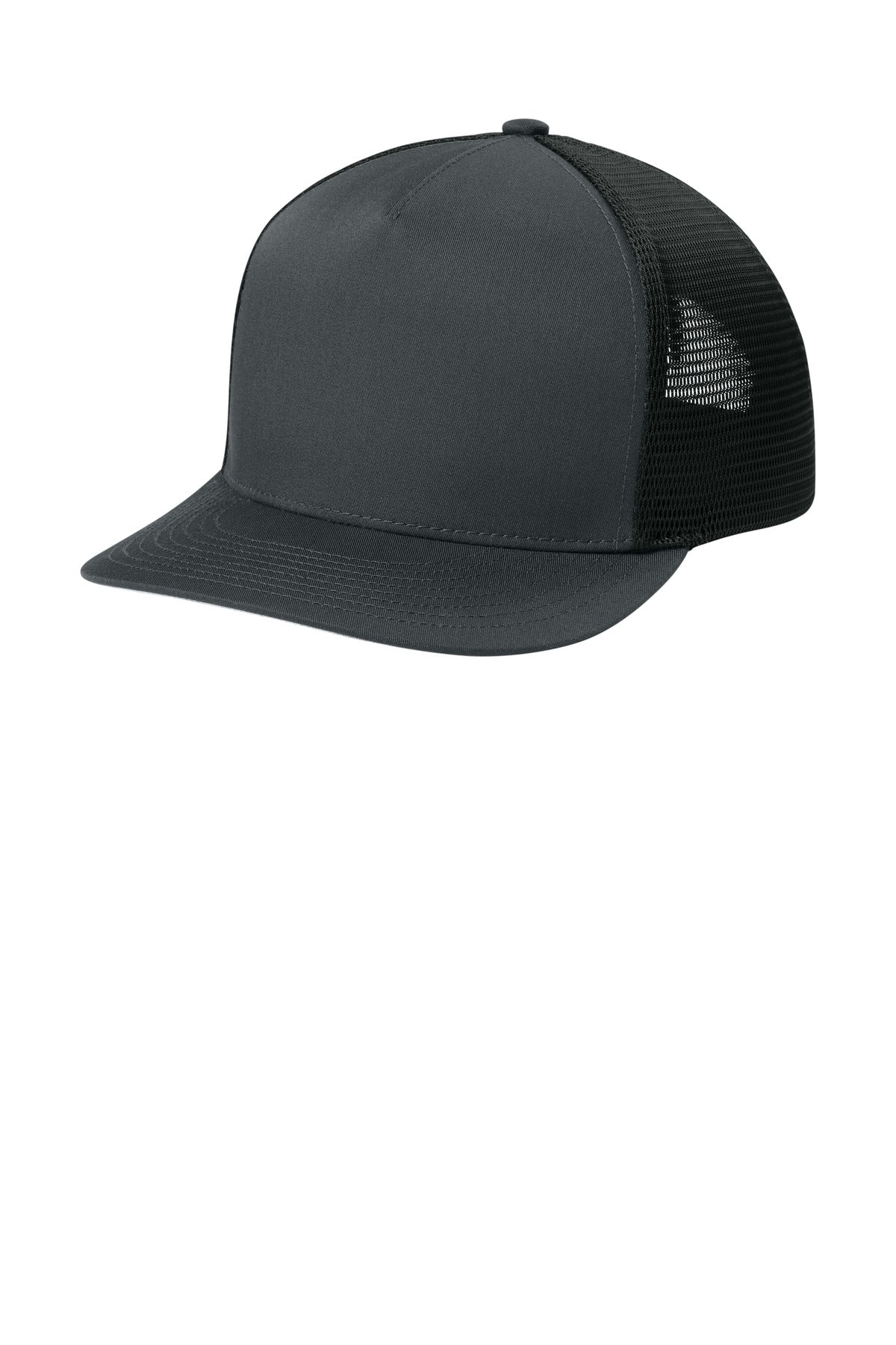 Sport-Tek® Stretch-Tek 5-Panel Trucker Cap STC75