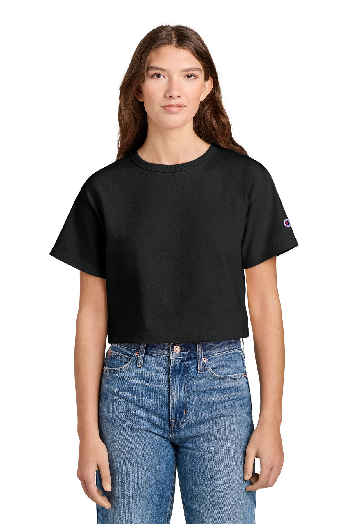 Champion® Women's Cropped Heritage Tee T453W