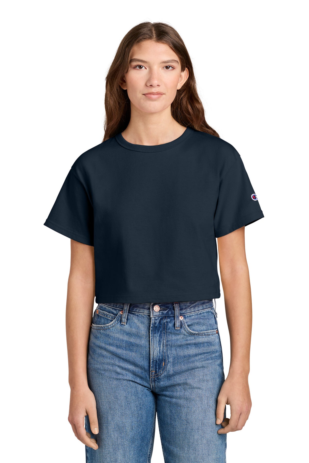 Champion® Women's Cropped Heritage Tee T453W