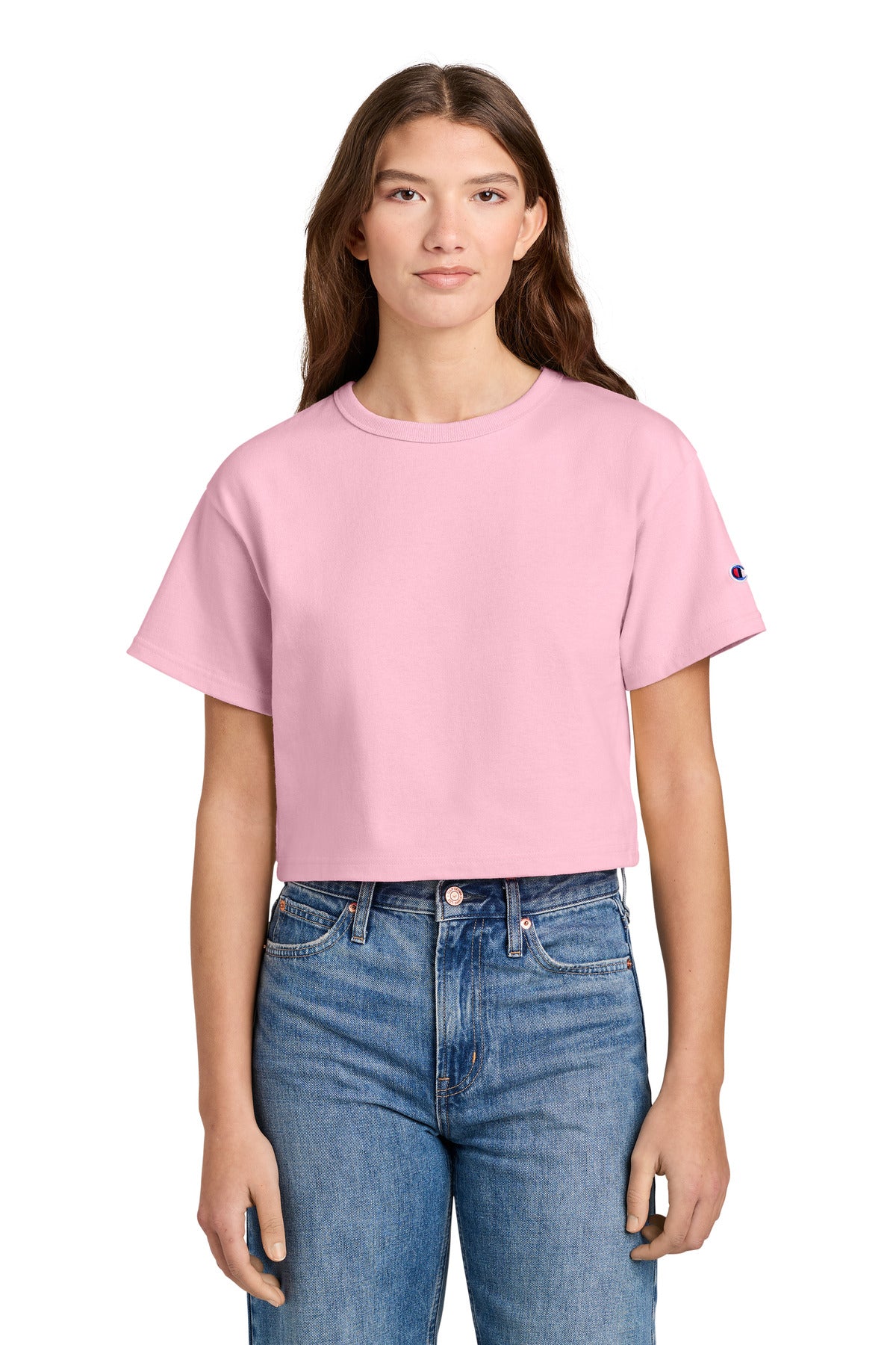 Champion® Women's Cropped Heritage Tee T453W