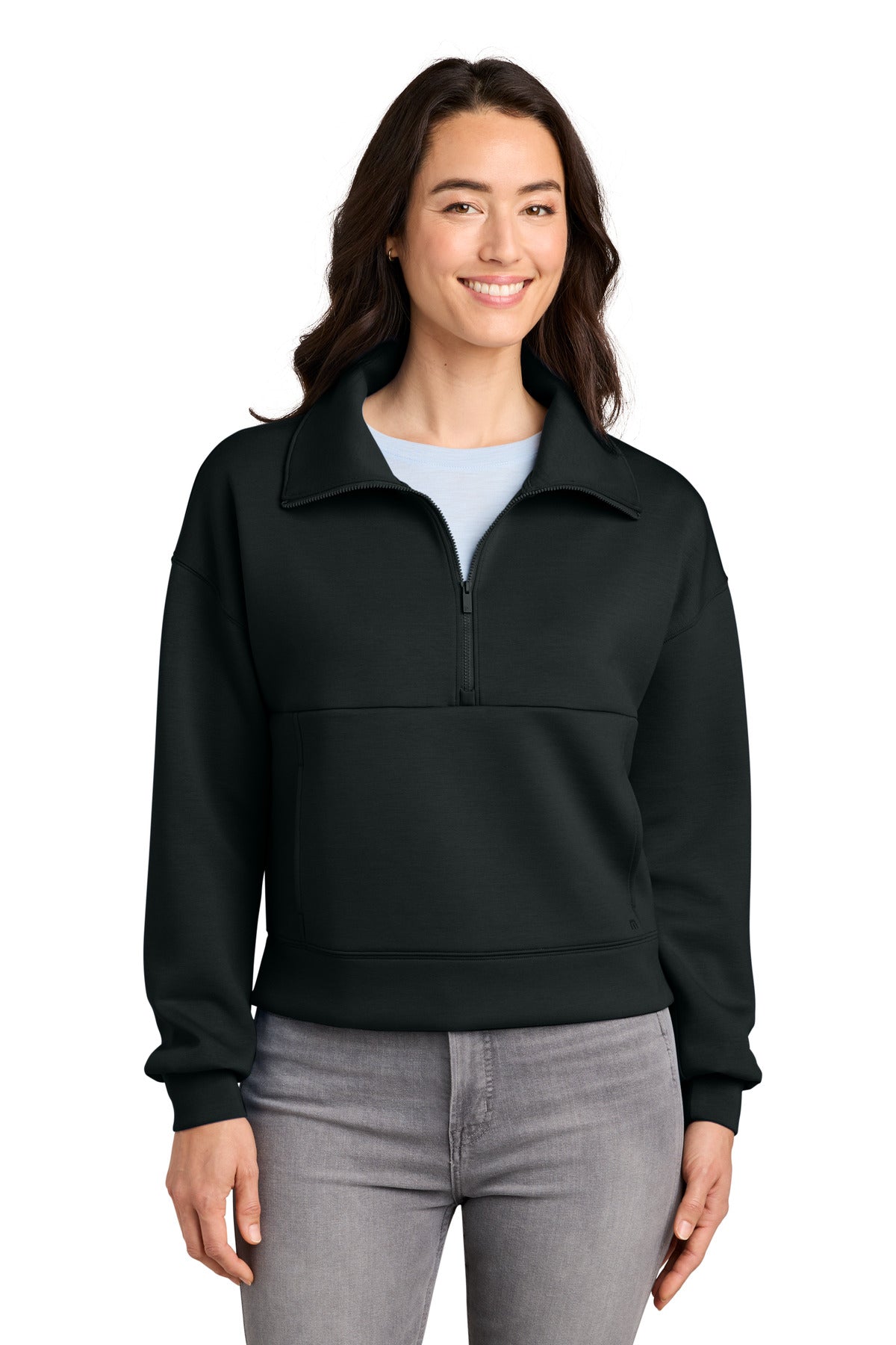 TravisMathew Women's Momentum Shift 1/2-Zip TMA42219