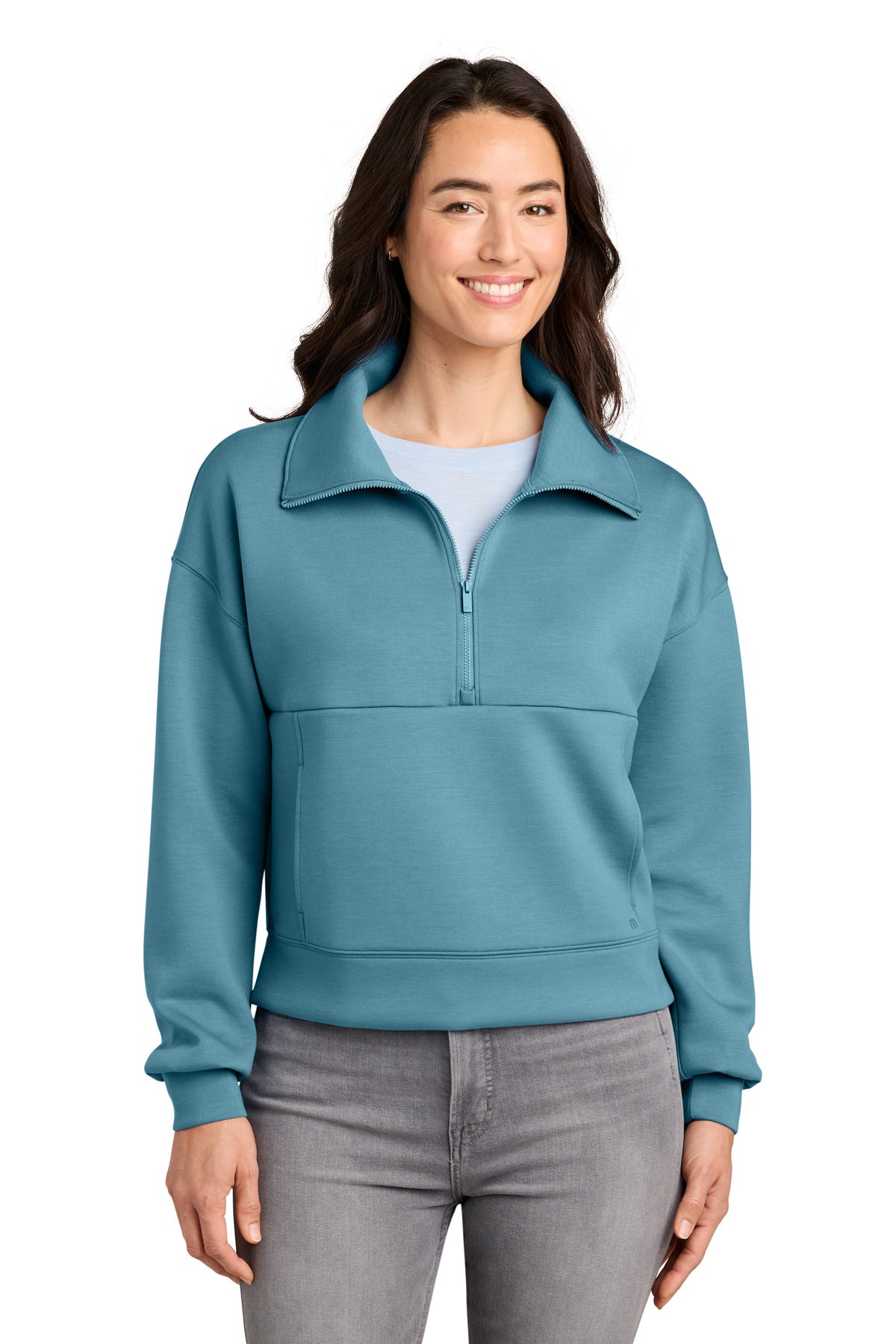 TravisMathew Women's Momentum Shift 1/2-Zip TMA42219