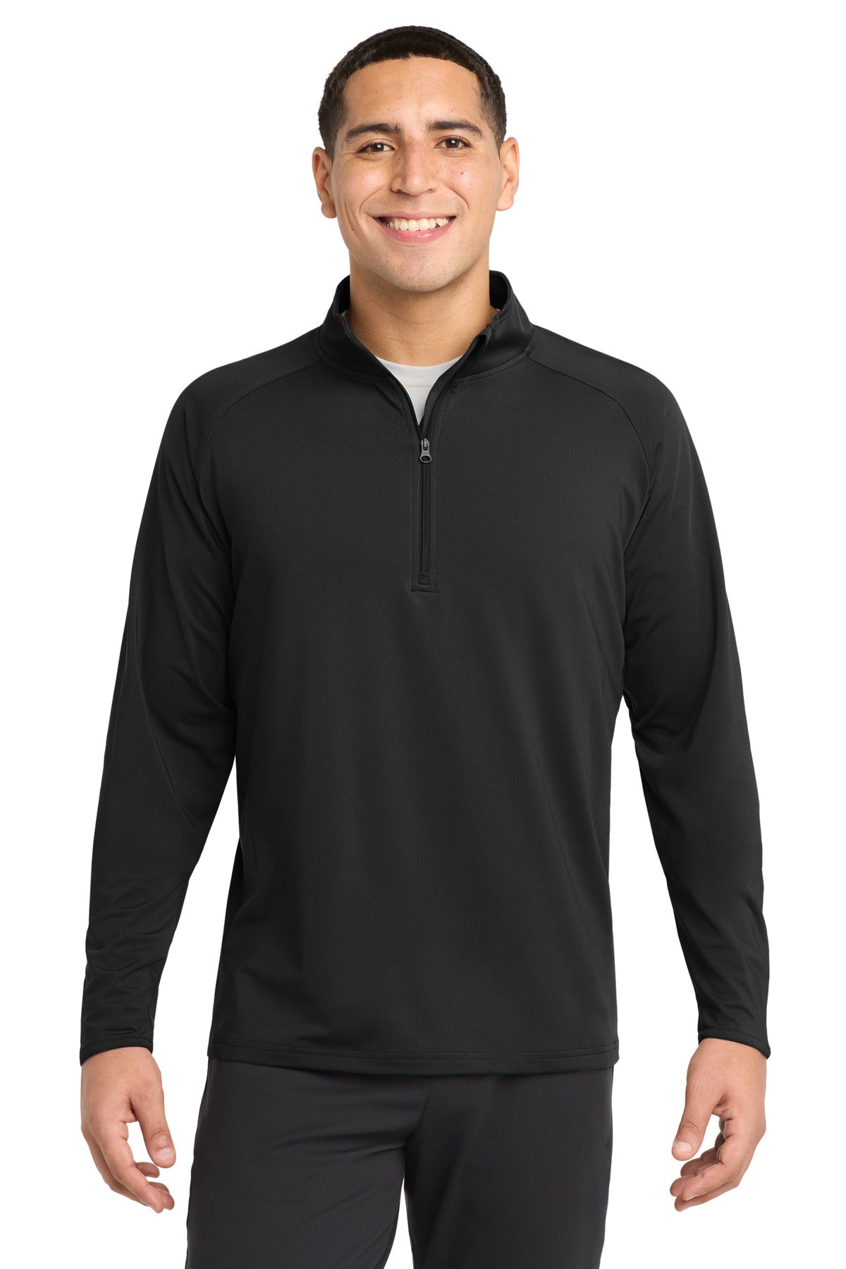 Sport-Tek® Tall Sport-Wick® Stretch 1/4-Zip Pullover. TST850