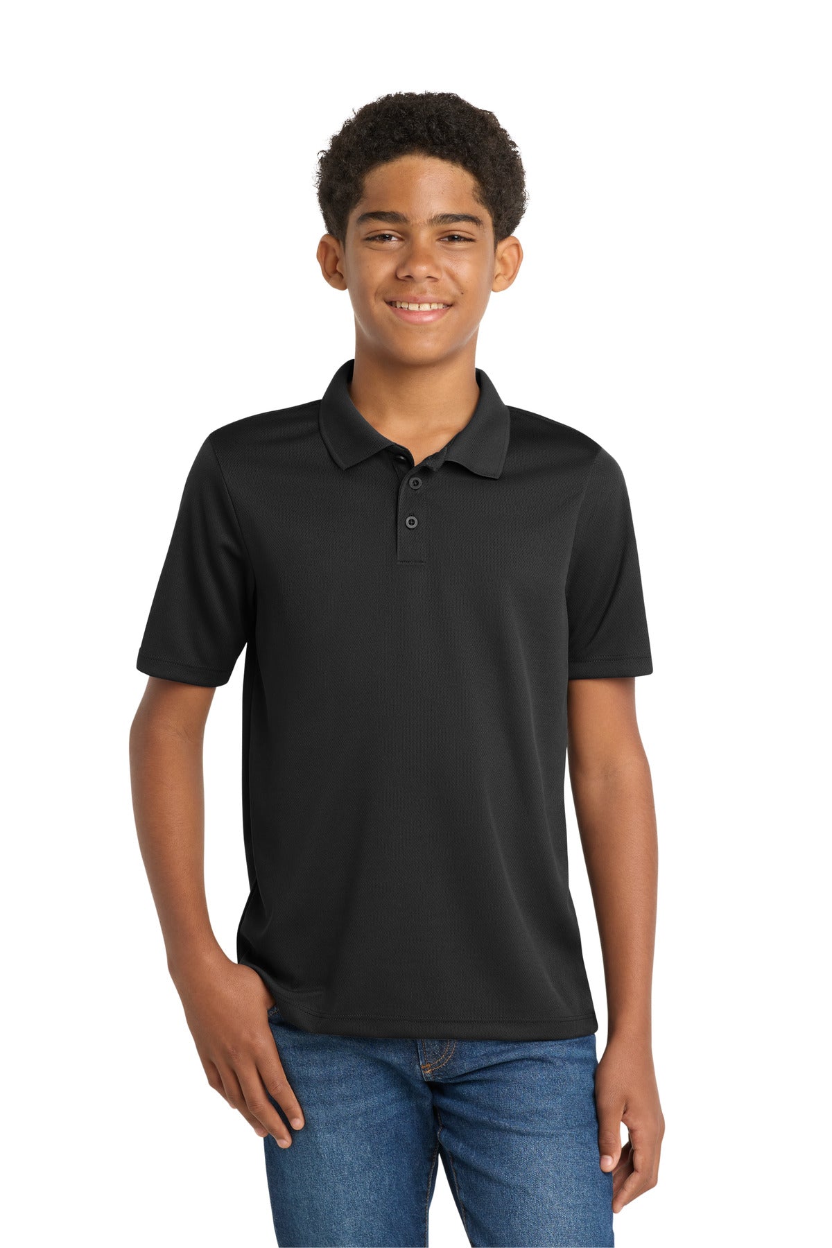 Sport-Tek® Youth PosiCharge® RacerMesh® Polo. YST640