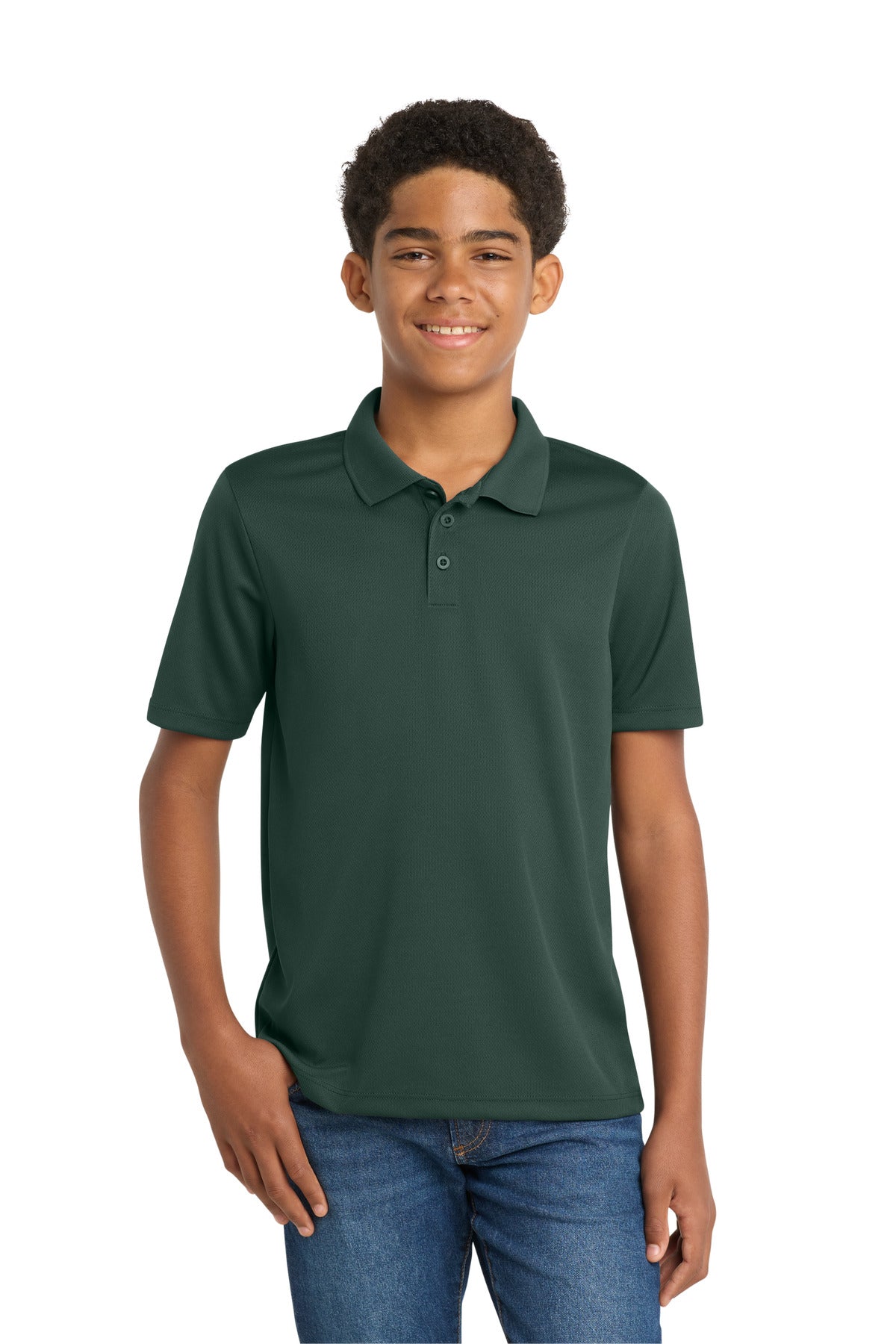 Sport-Tek® Youth PosiCharge® RacerMesh® Polo. YST640