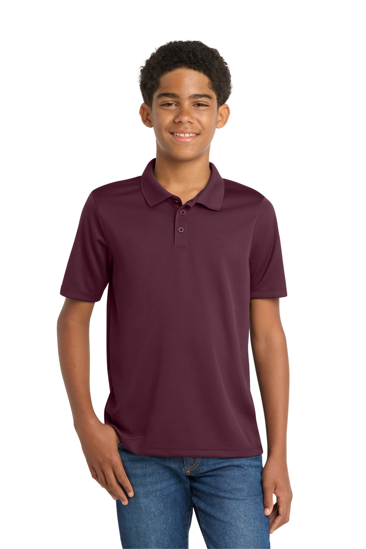 Sport-Tek® Youth PosiCharge® RacerMesh® Polo. YST640