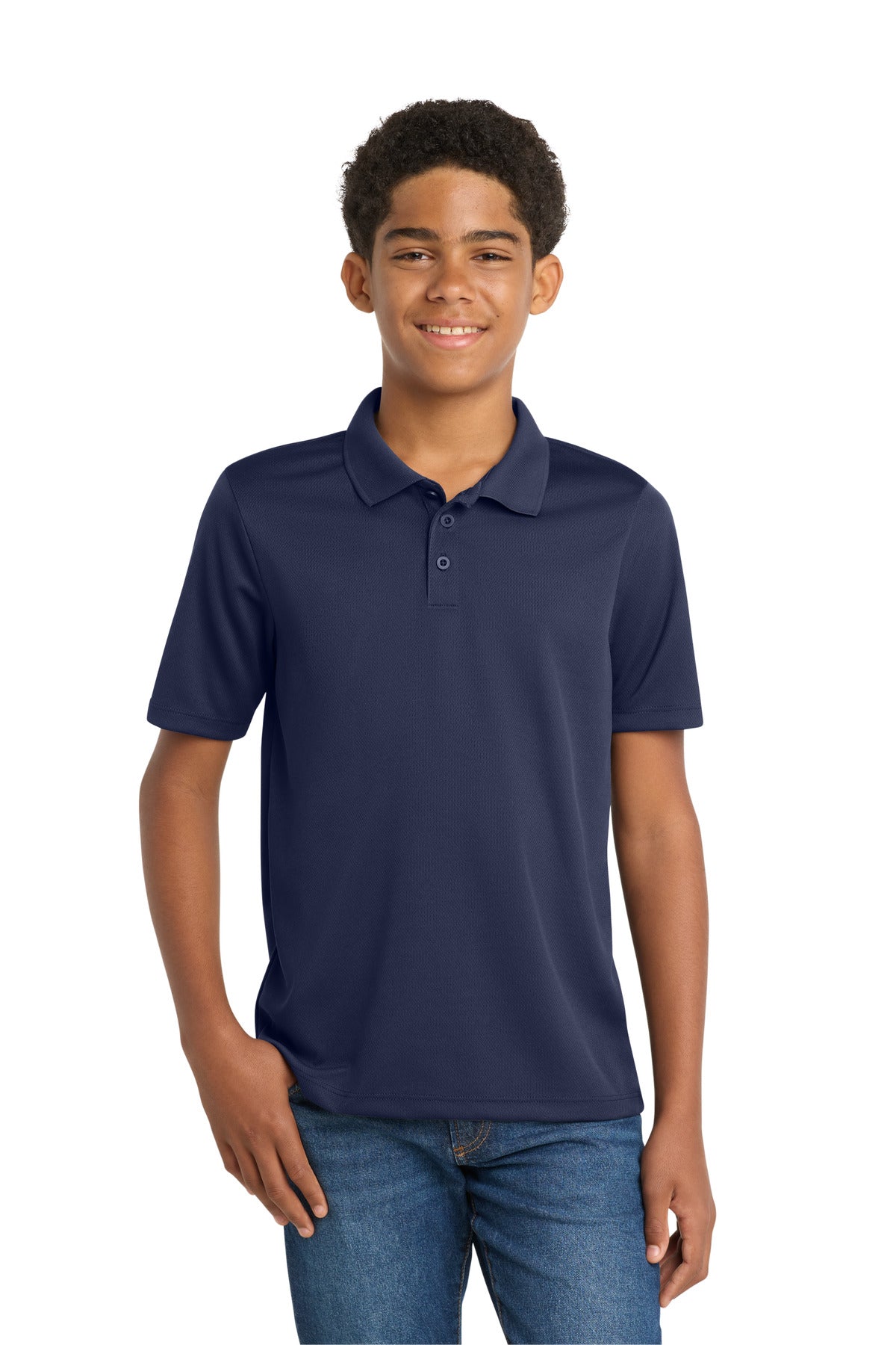 Sport-Tek® Youth PosiCharge® RacerMesh® Polo. YST640
